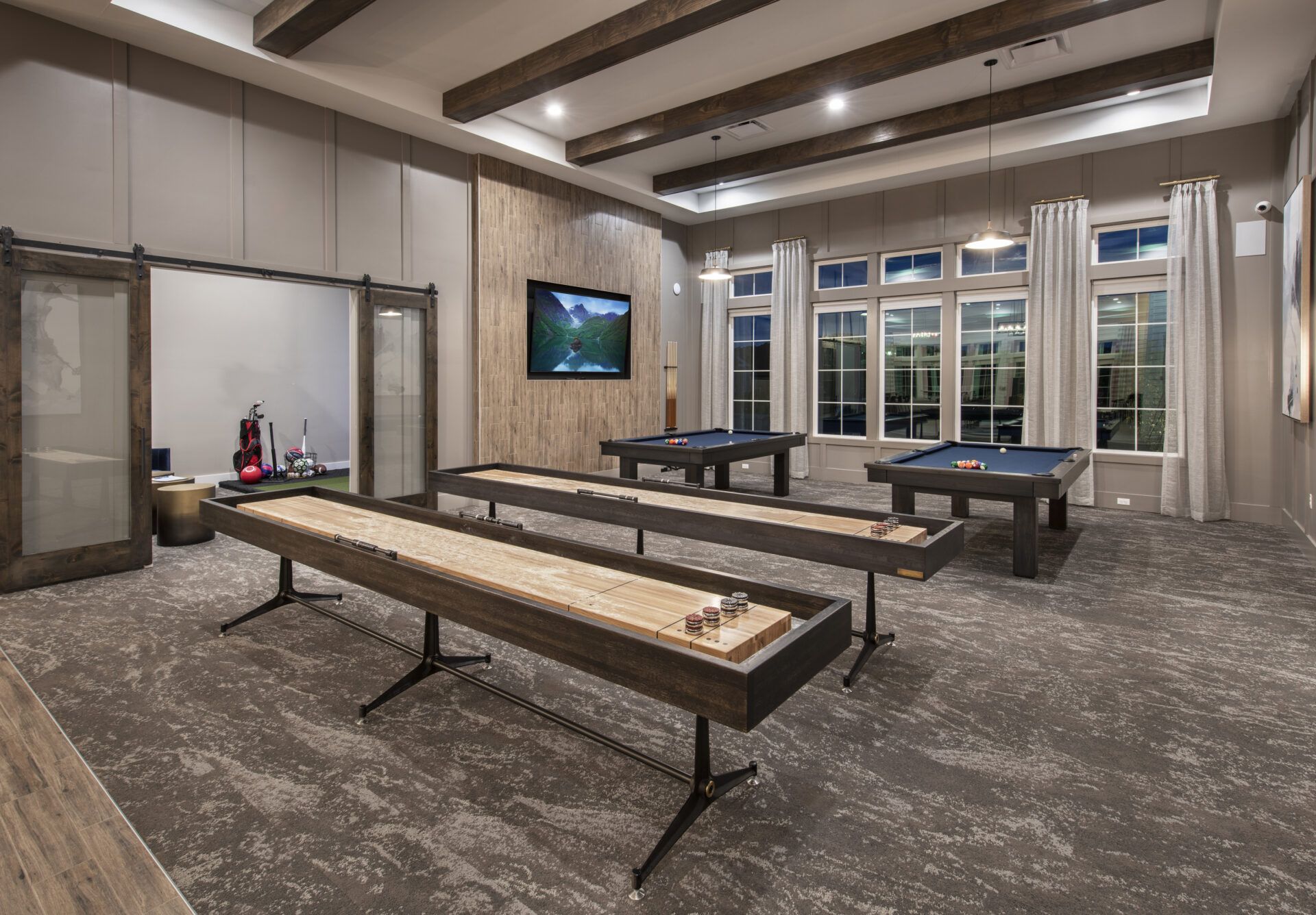 Shuffleboard and Billiards Room