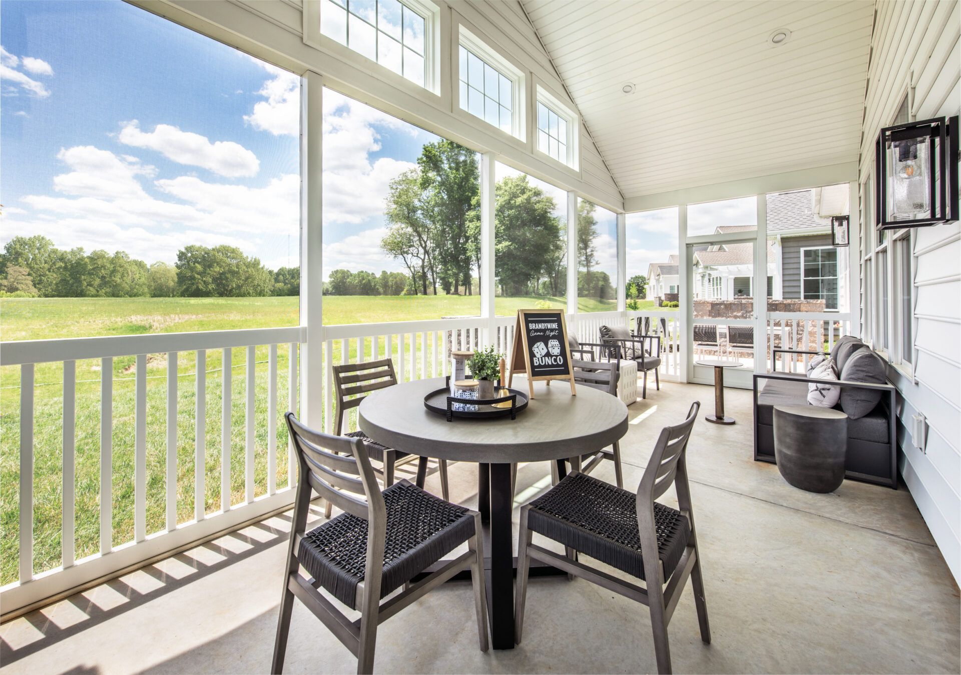 The Washington Model Screened Porch