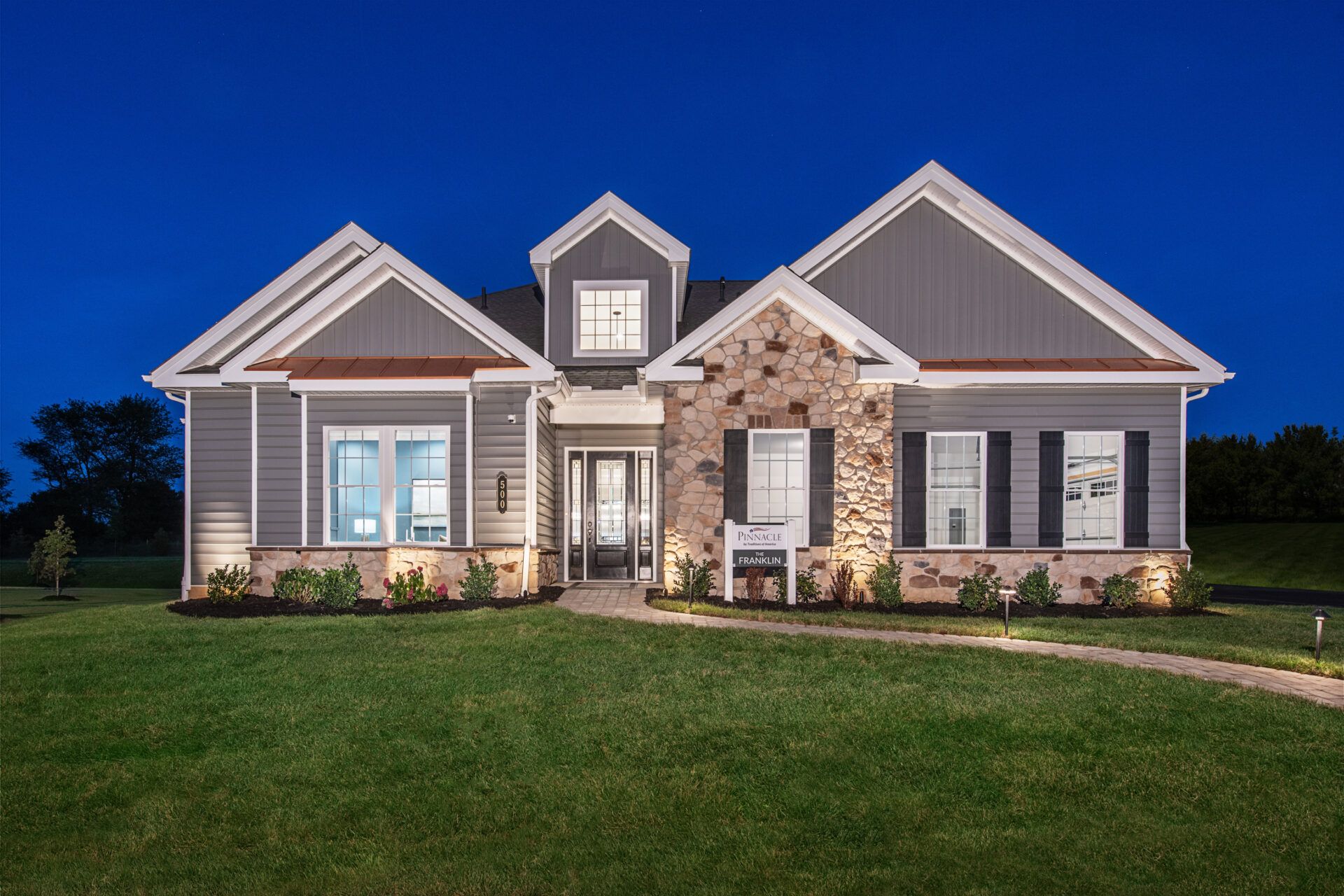 The Pinnacle Franklin Model Front Elevation