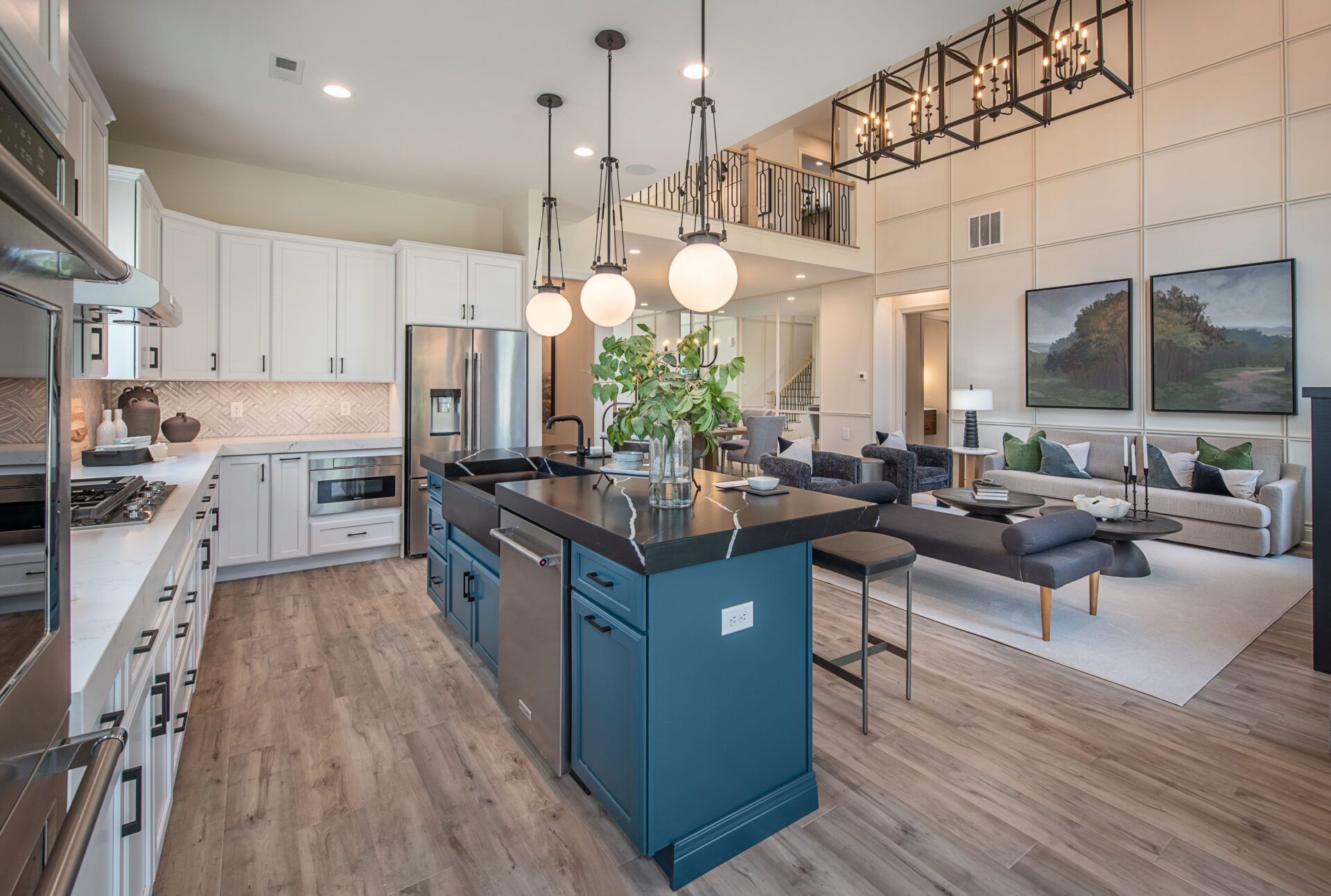 The Pinnacle Franklin Model Kitchen and Great Room