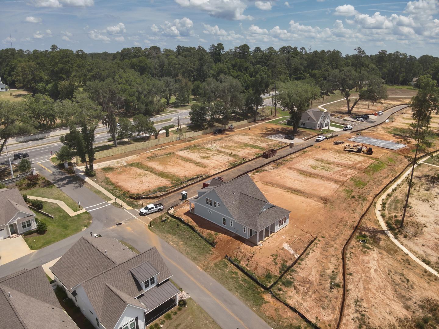 Aerial View of Oak Haven Community Current Construction