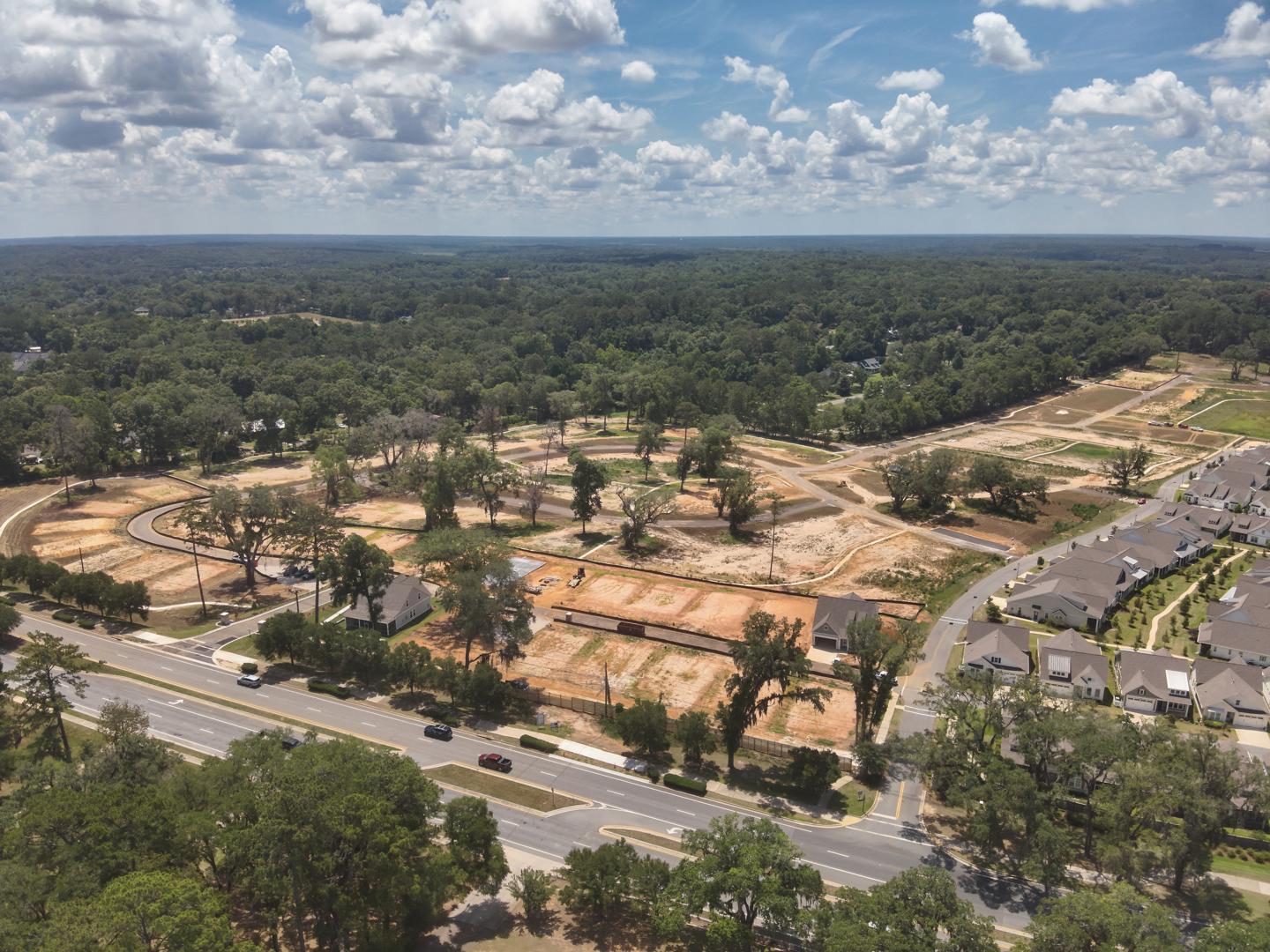 Aerial View of Oak Haven Community Current Construction