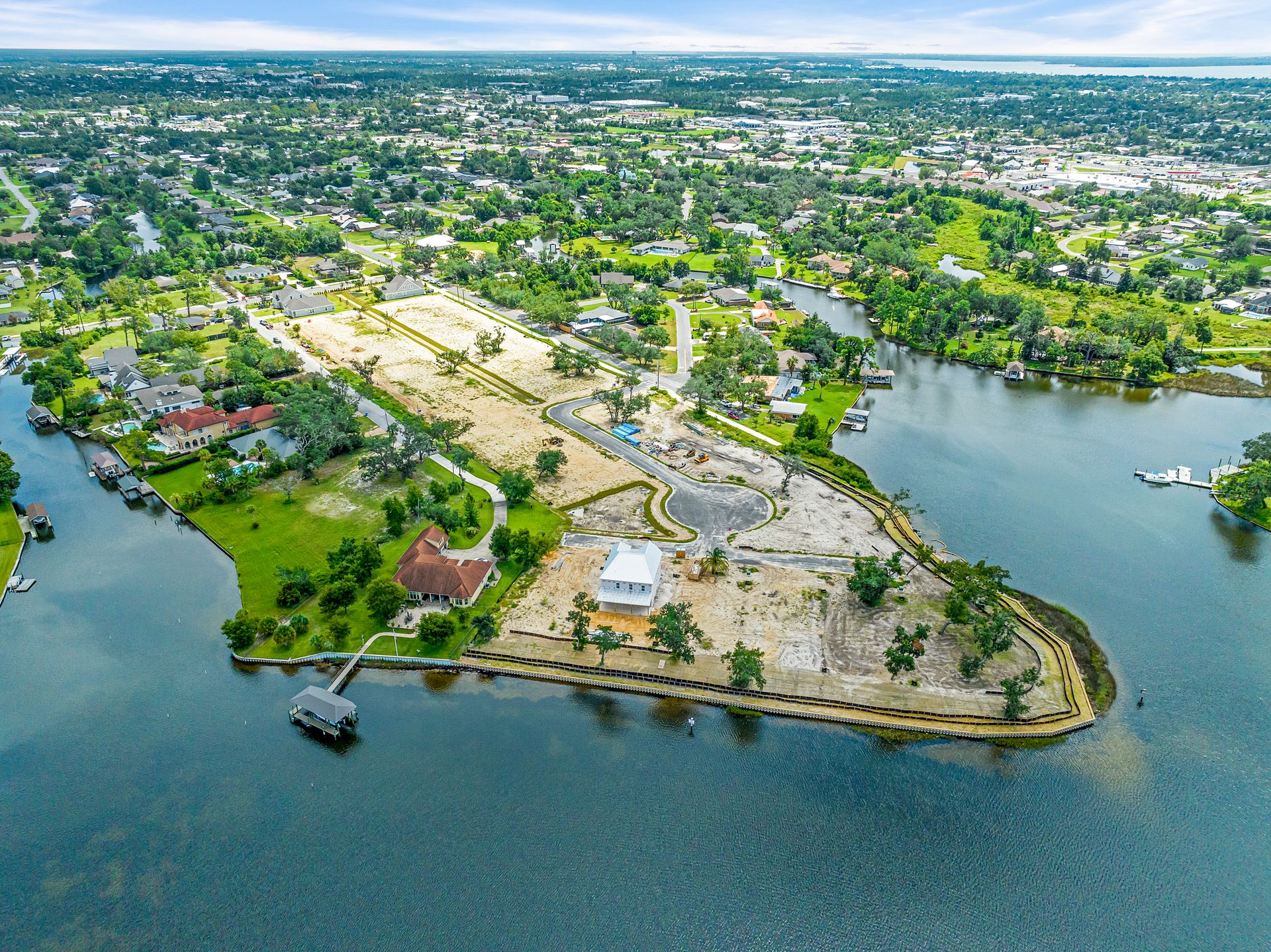 Aerial View of King's Landing Community Current Construction