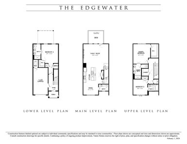 Edgewater Floor Plan - Traton Homes