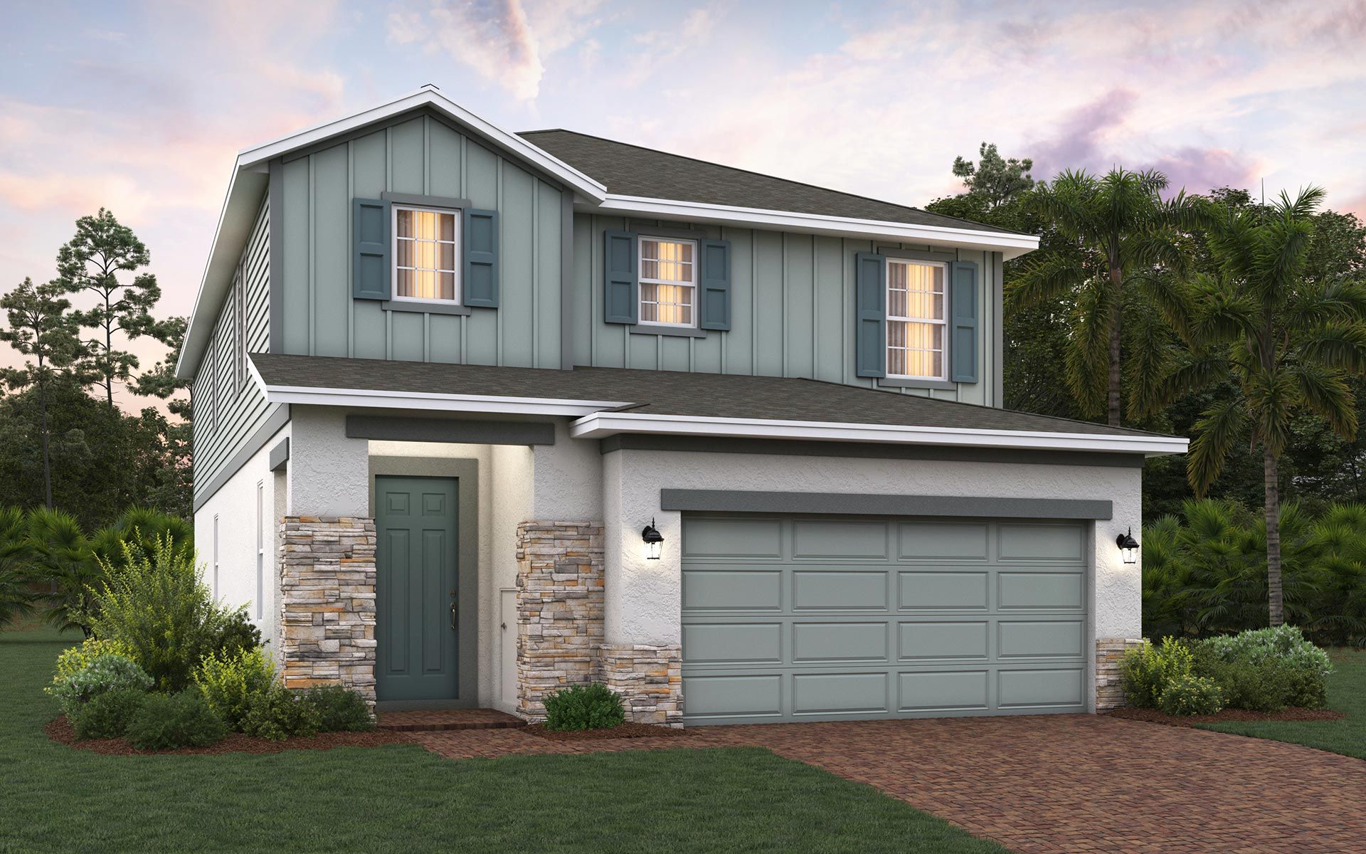 Gilchrist 3-Car Garage floor plan