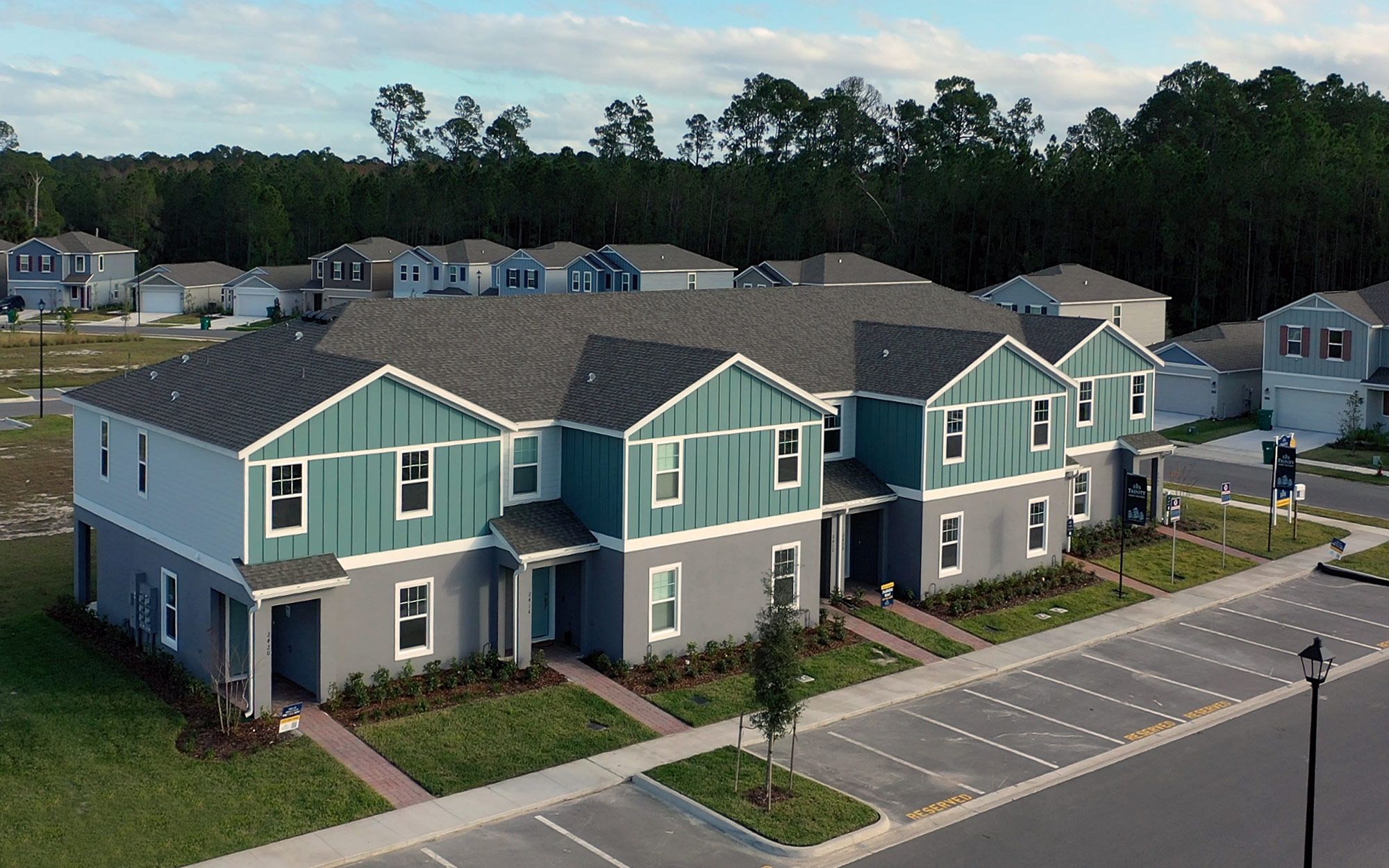 Pine Meadows Reserve Townhomes by Trinity Family Builders