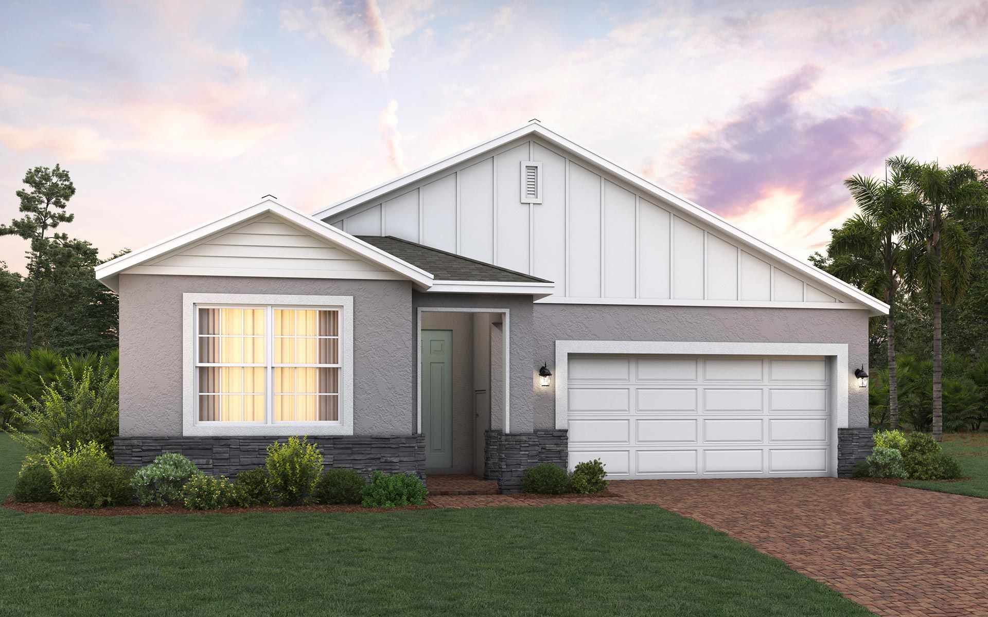 Alexander elevation 4 with optional stone