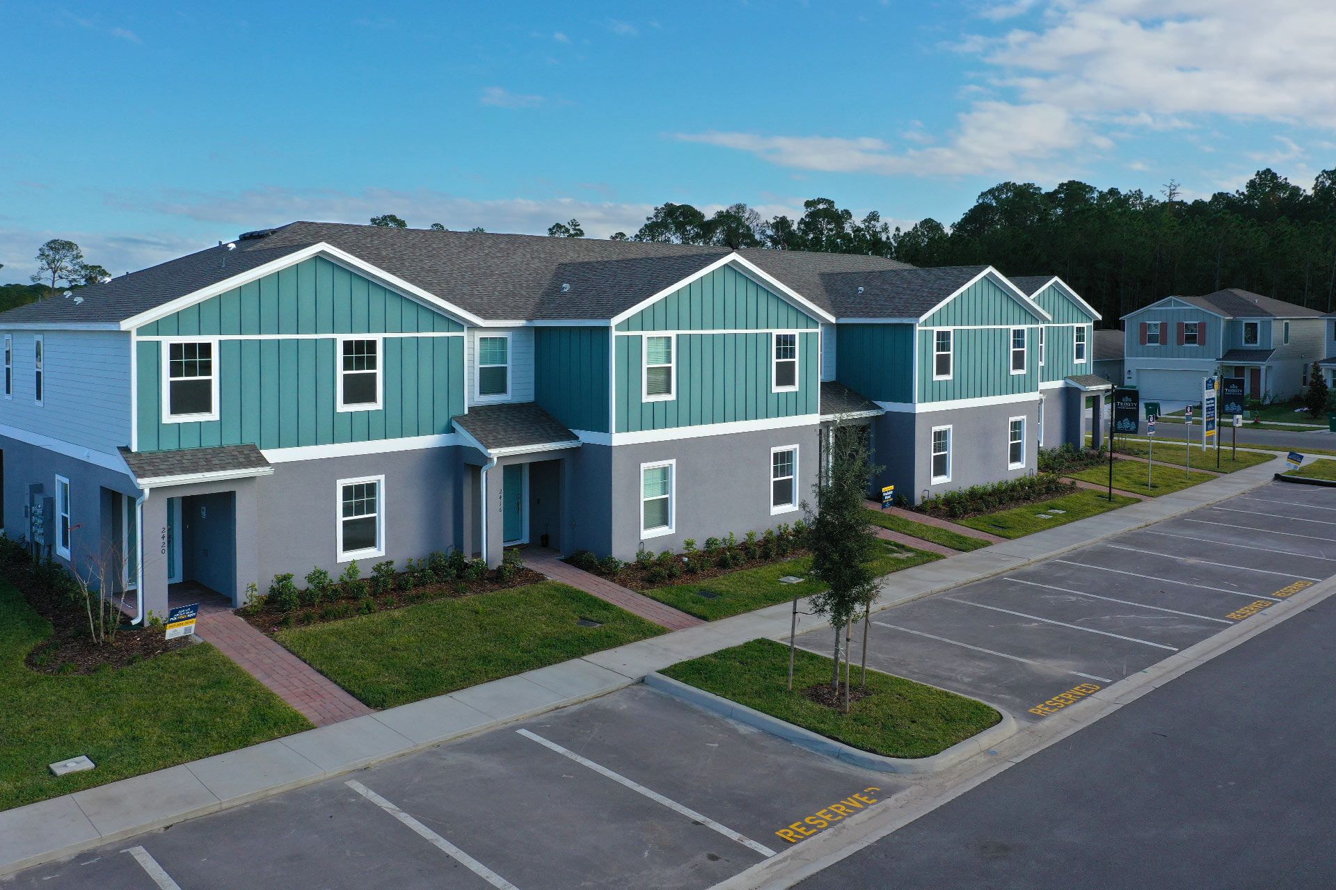 New construction townhome in Pine Meadows, Eustis FL, Central Florida