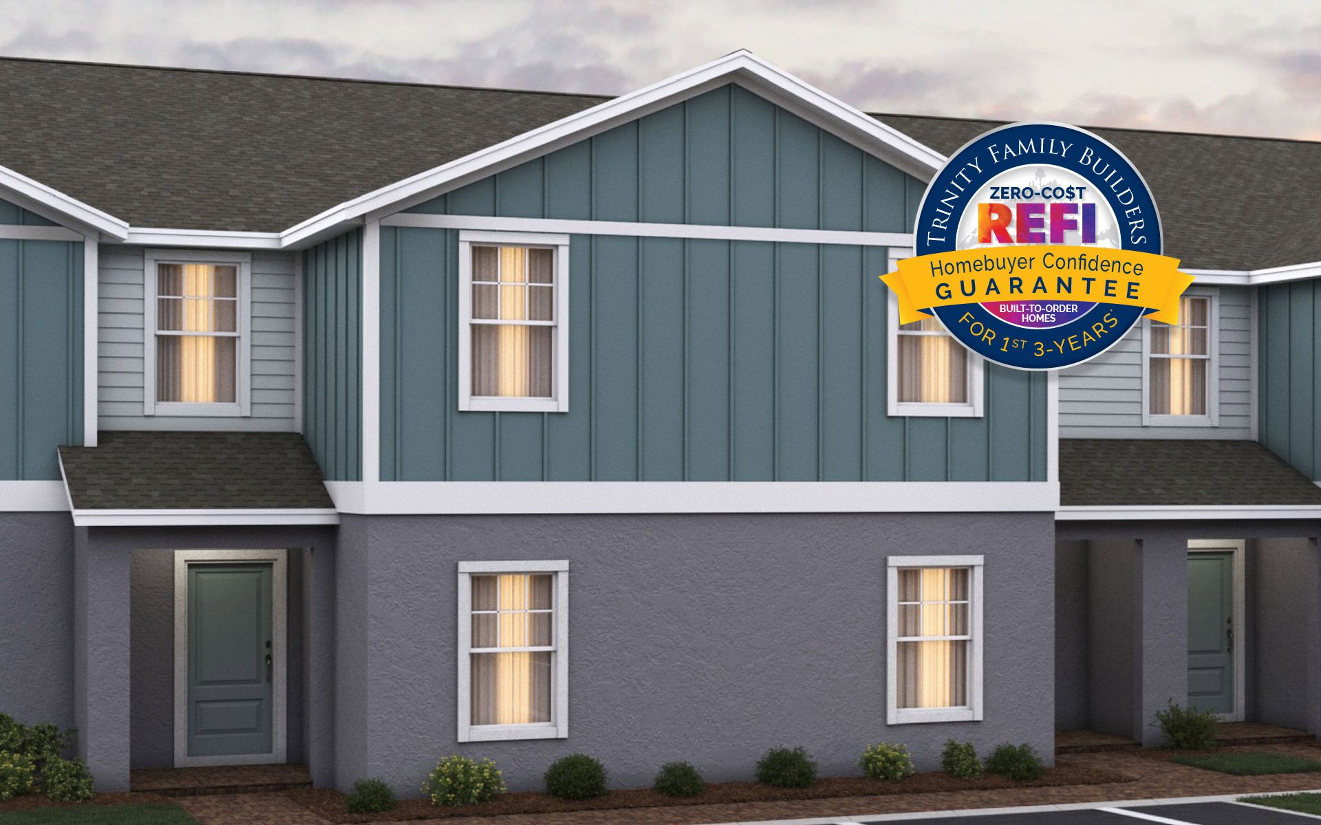 New construction townhome in Pine Meadows, Eustis FL, Central Florida