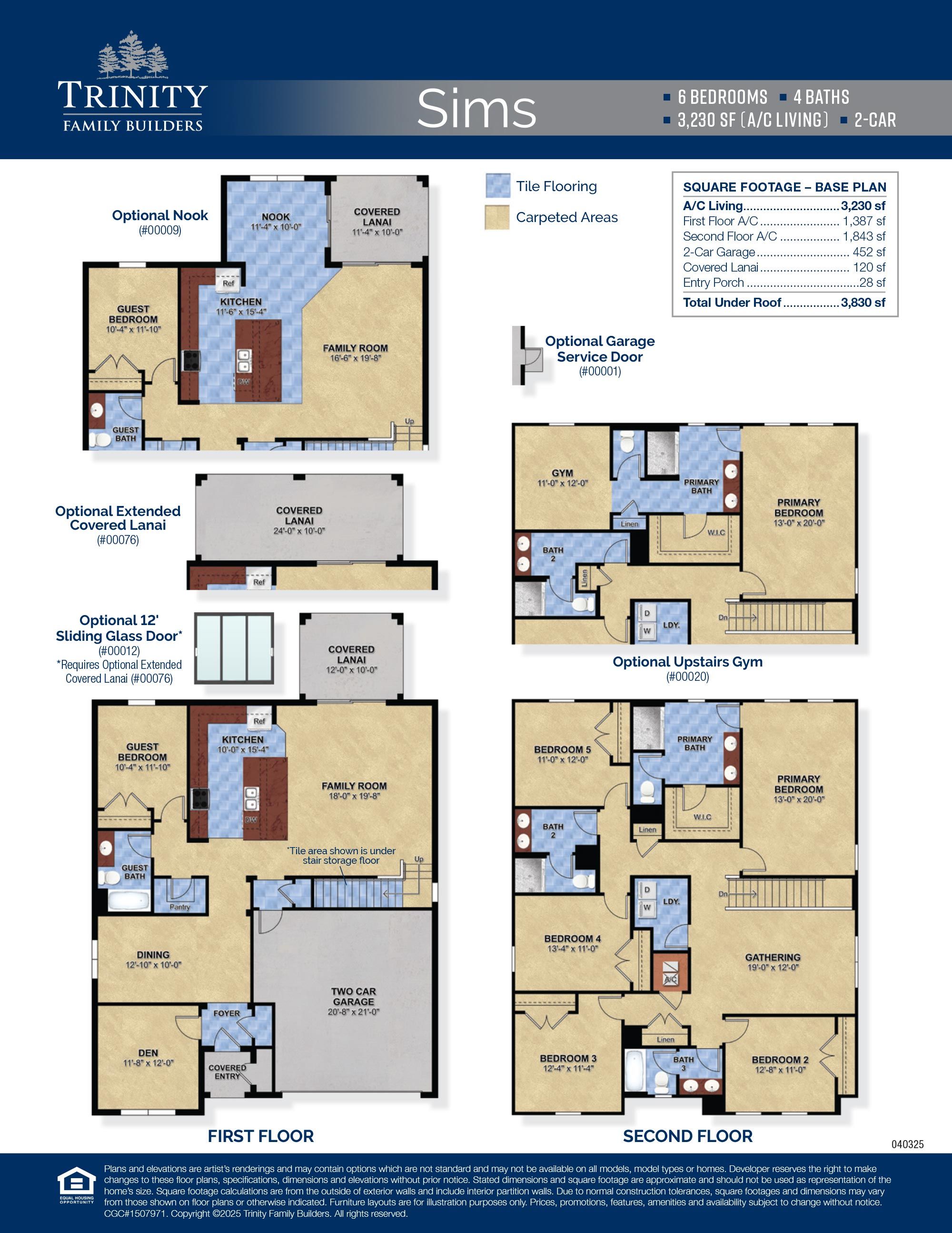 Sims floor plan