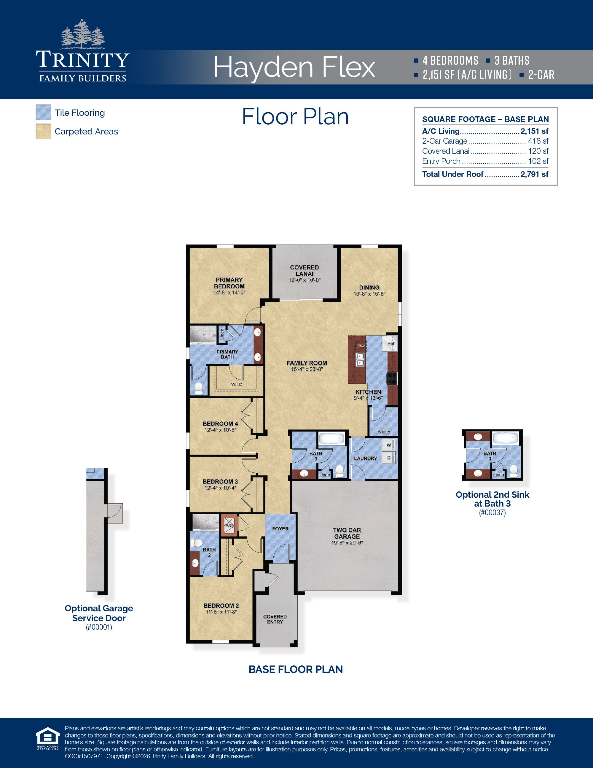 Hayden Flex floor plan
