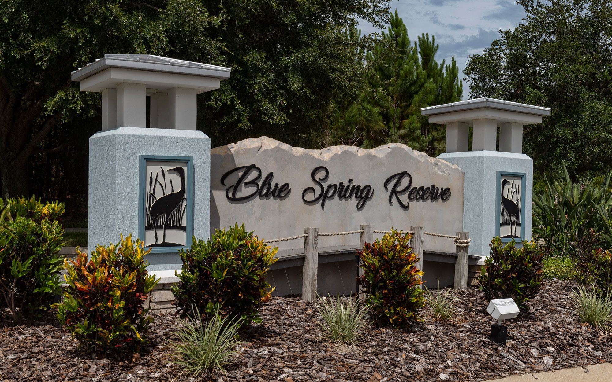 Blue Springs entrance monument
