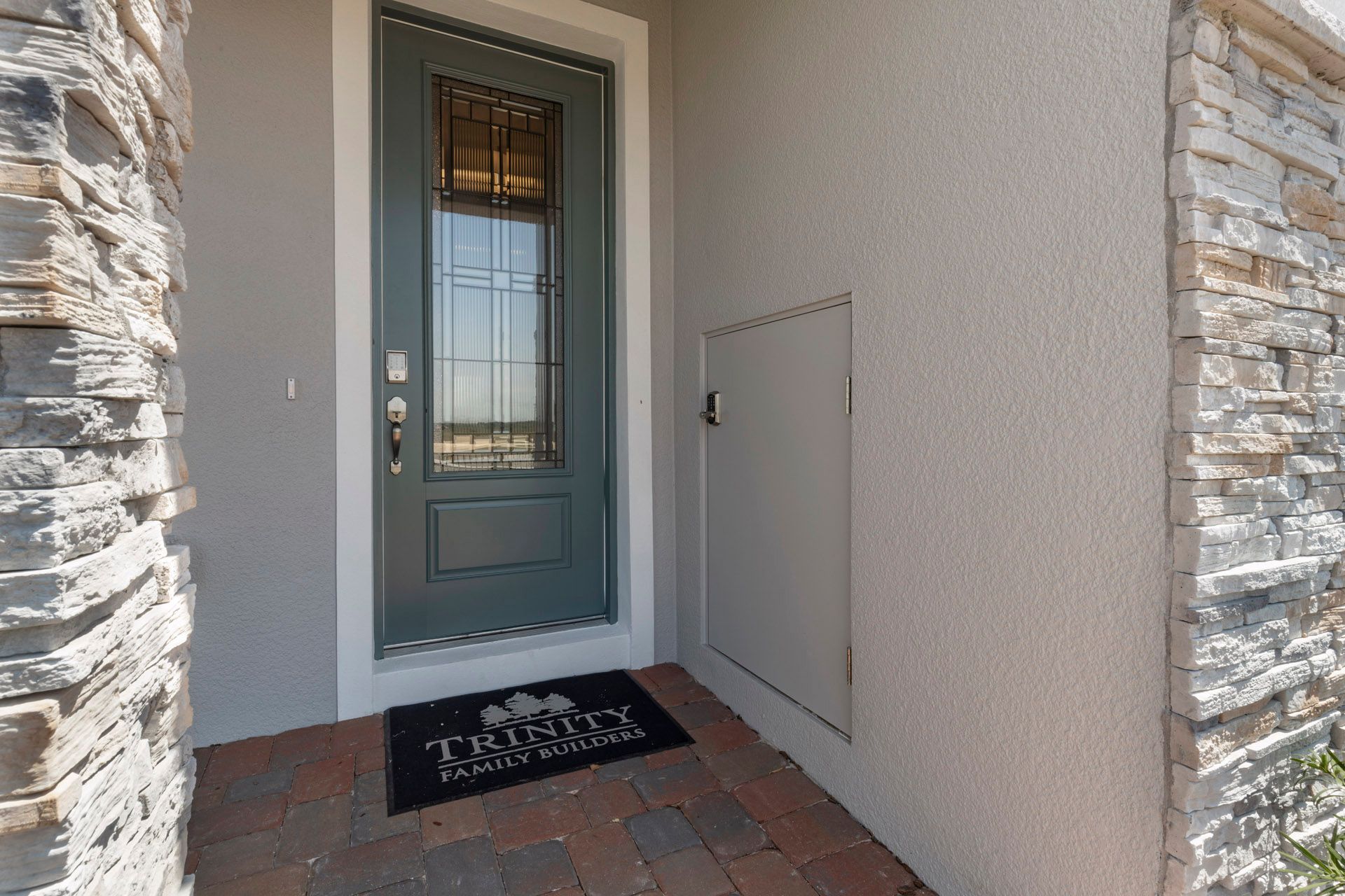 Lopez Package Place and front door entryway