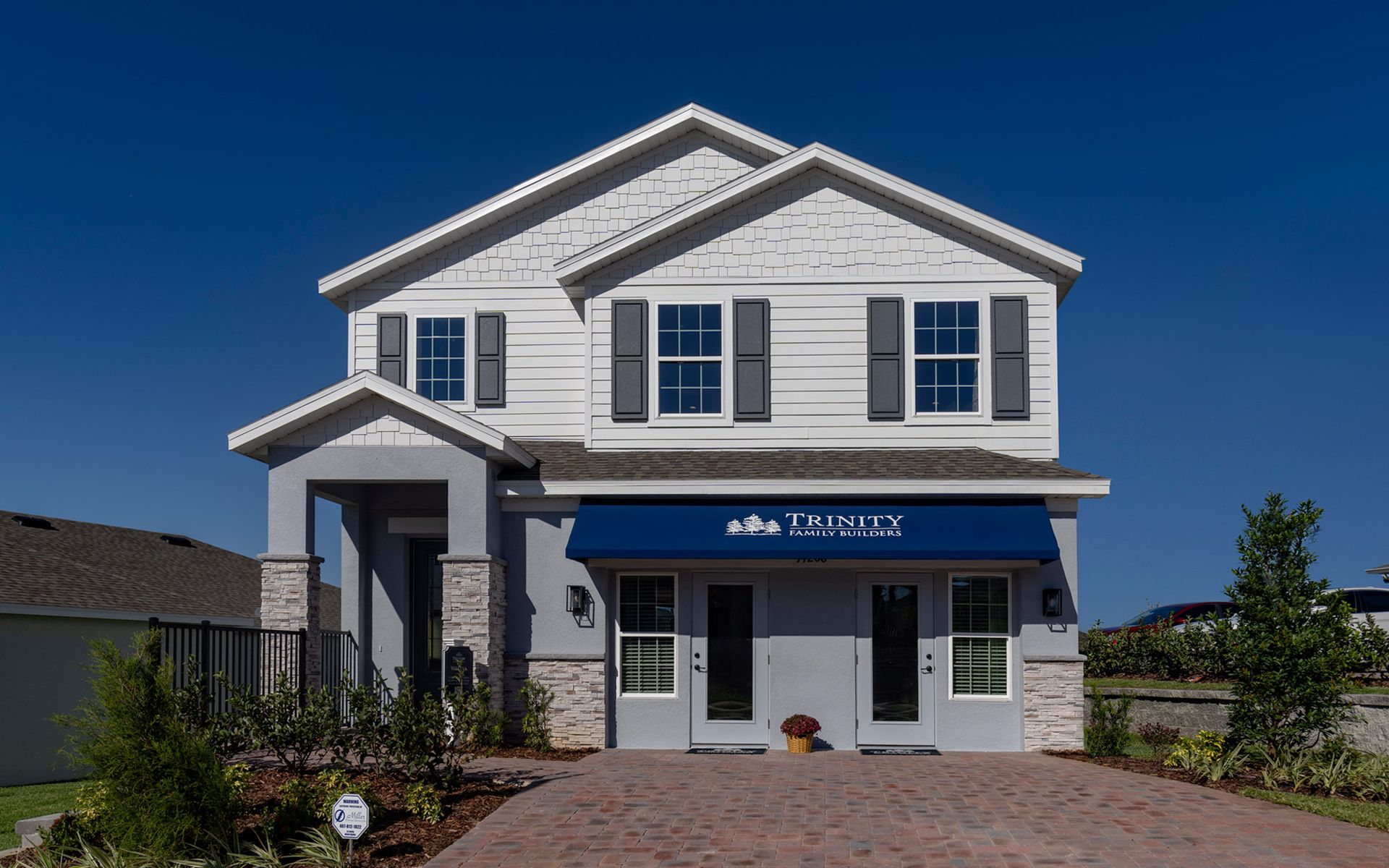 Wekiva elevation 3 with optional stone
