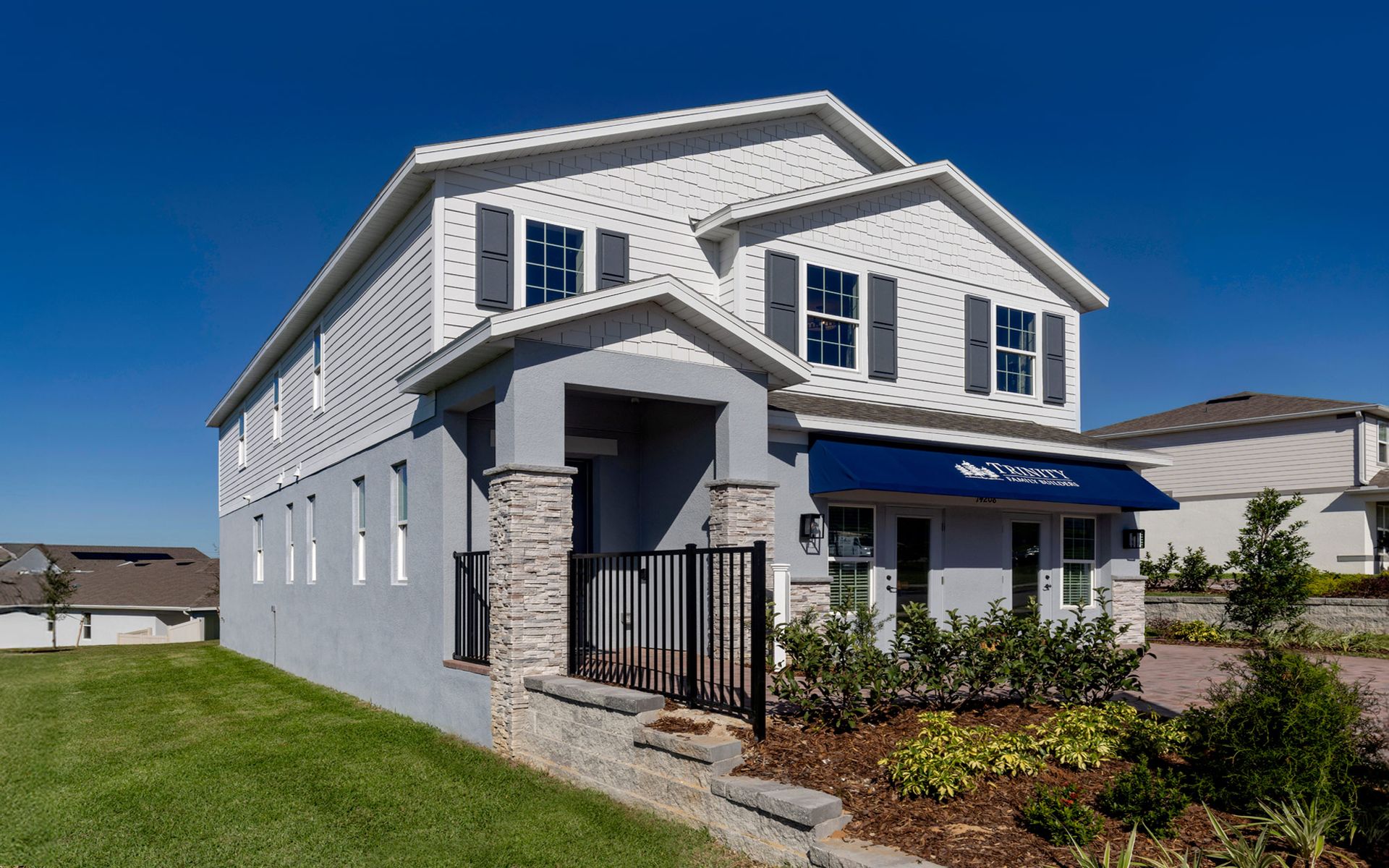 Wekiva elevation 3 with optional stone