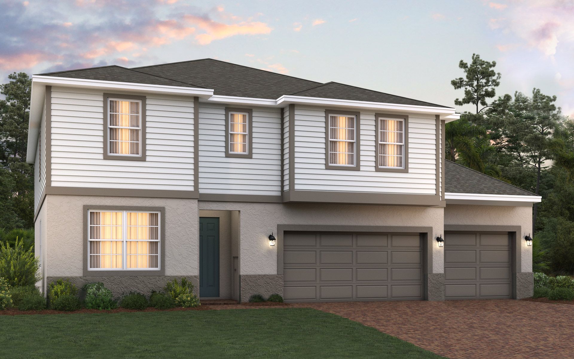 Sims 3-car elevation 1