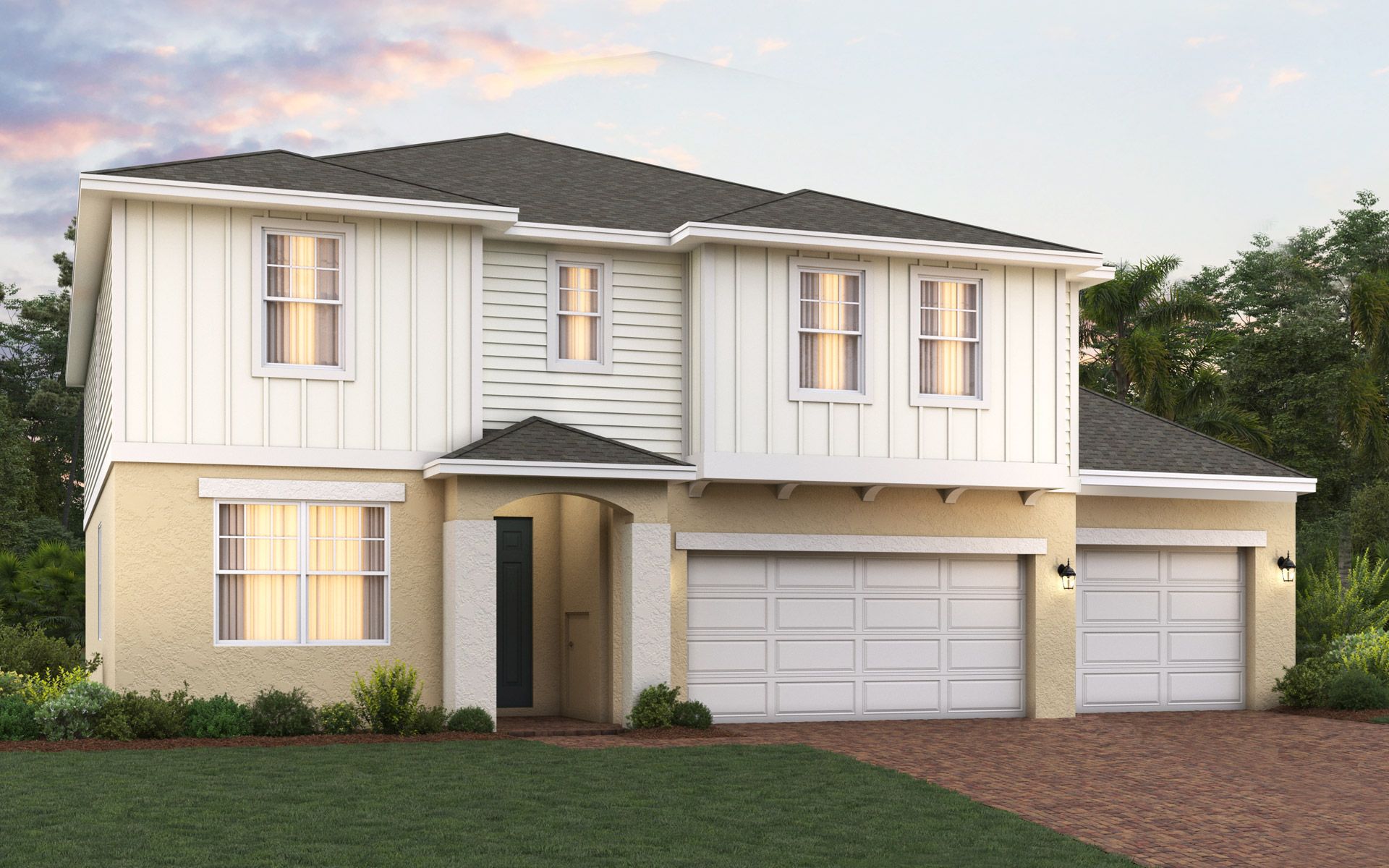 Sims 3-car elevation 4