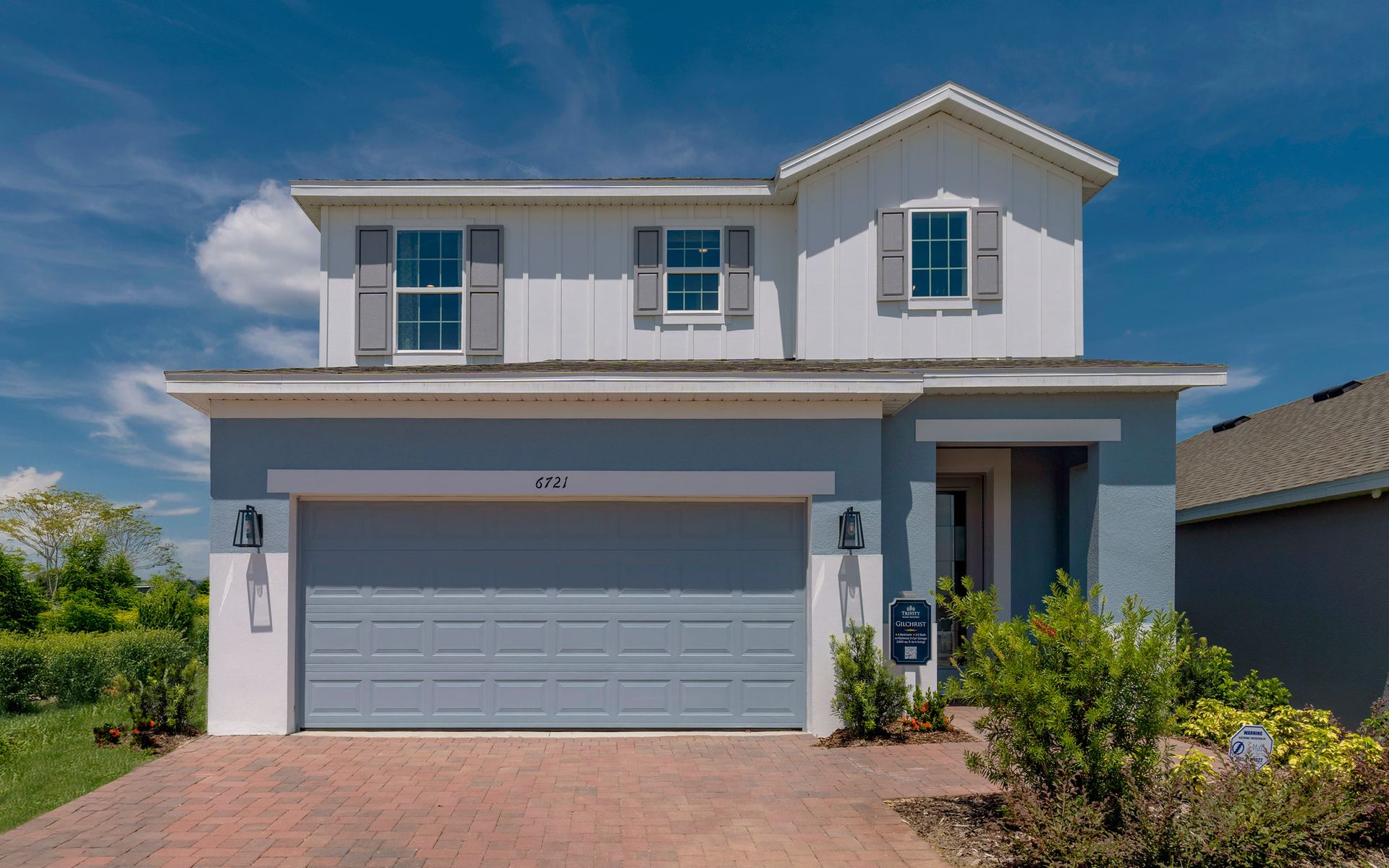 Gilchrist elevation 3 - new home plan by Trinity Family Builders