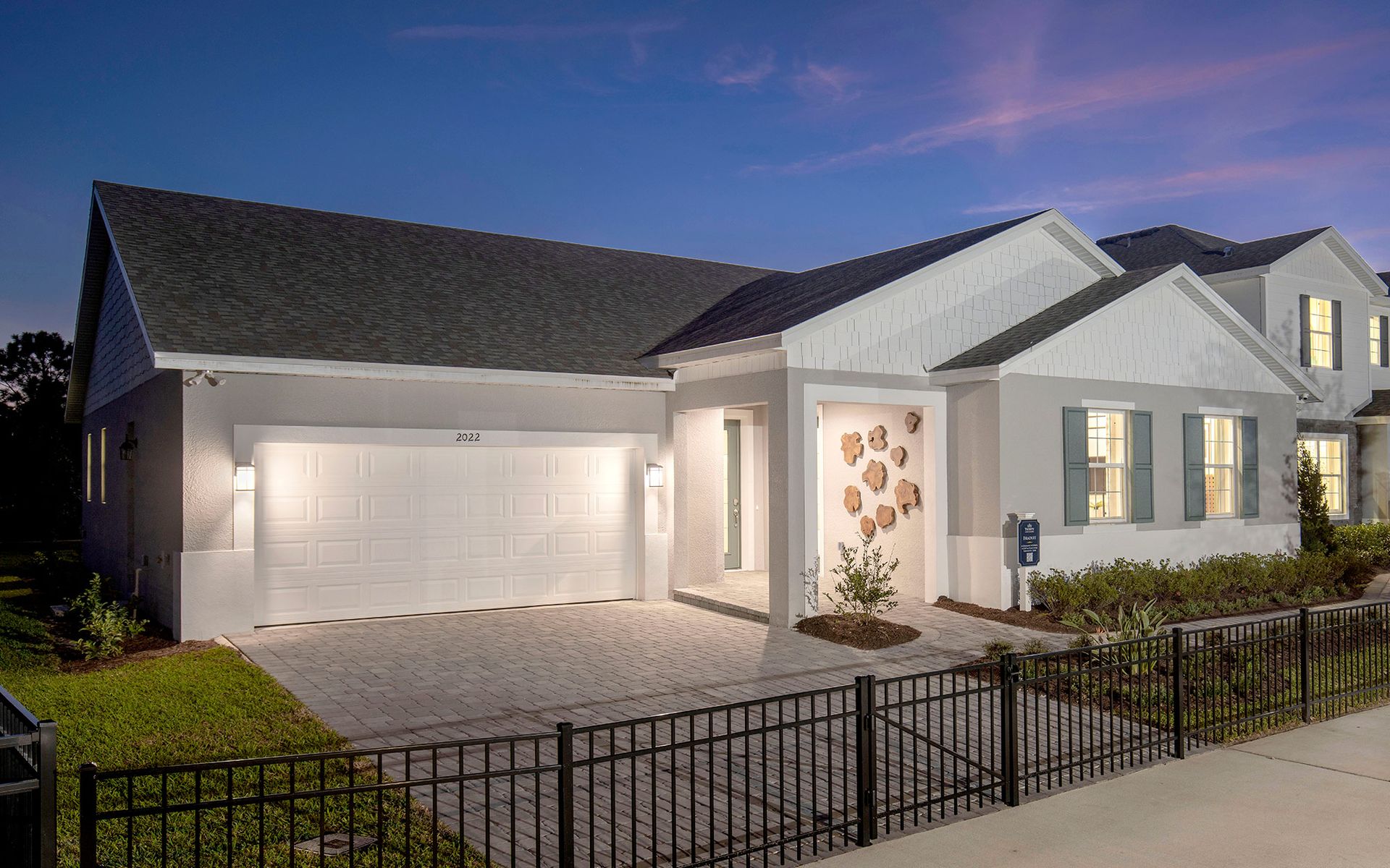 Front Exterior View of Bradlee - Modern Central Florida Home