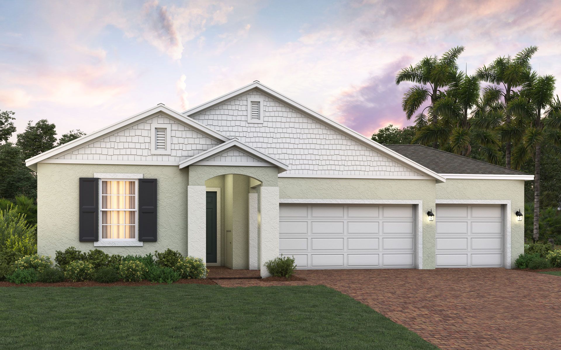 Hayden elevation 3, 3-car