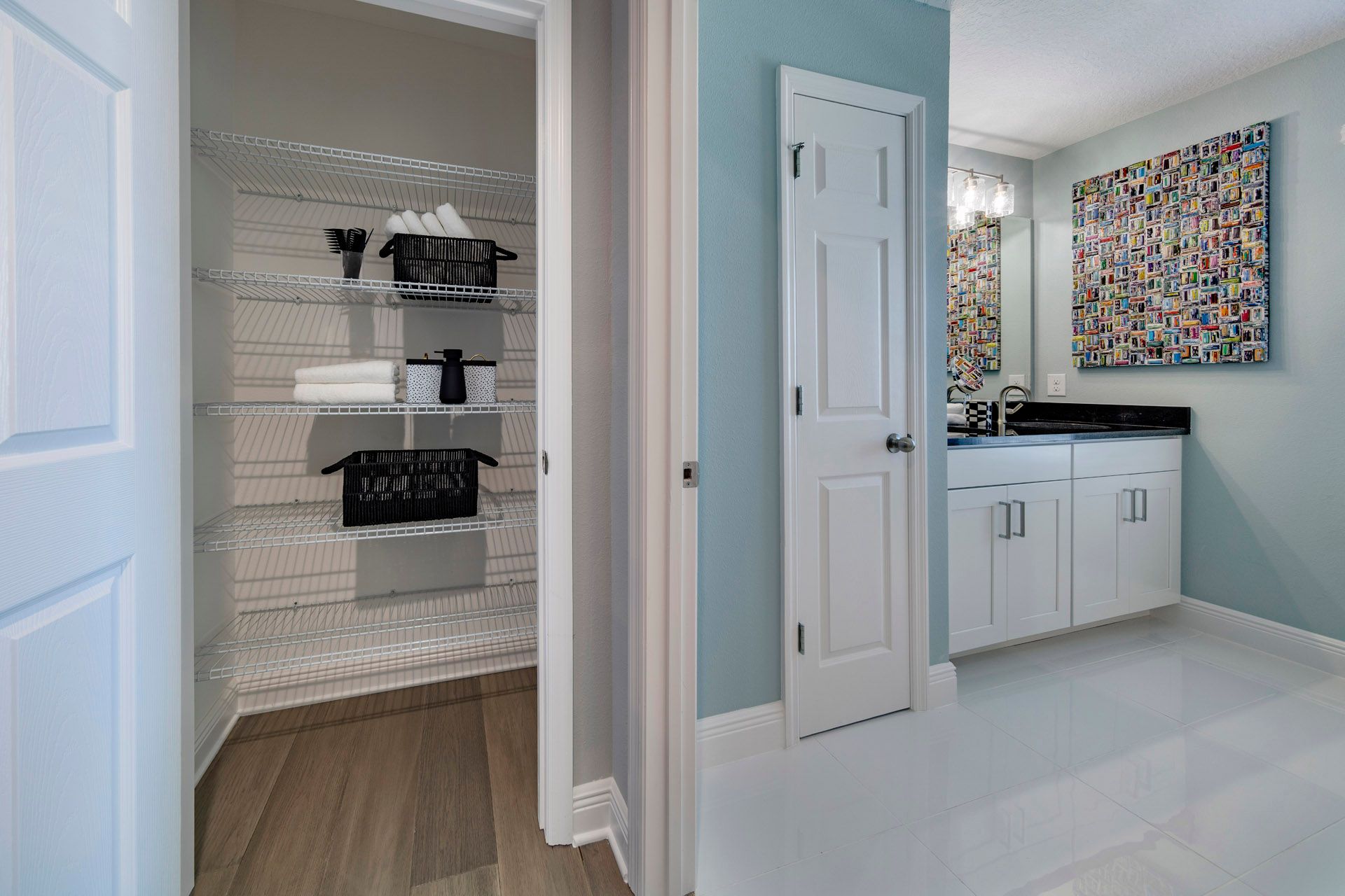 Lopez second floor linen closet