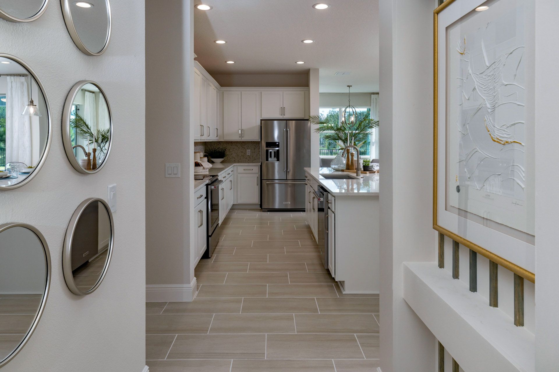 Sims kitchen from dining room