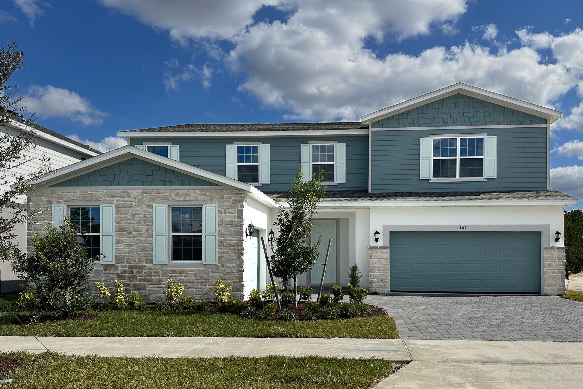 Modern Front Elevation of a Home in Central Florida