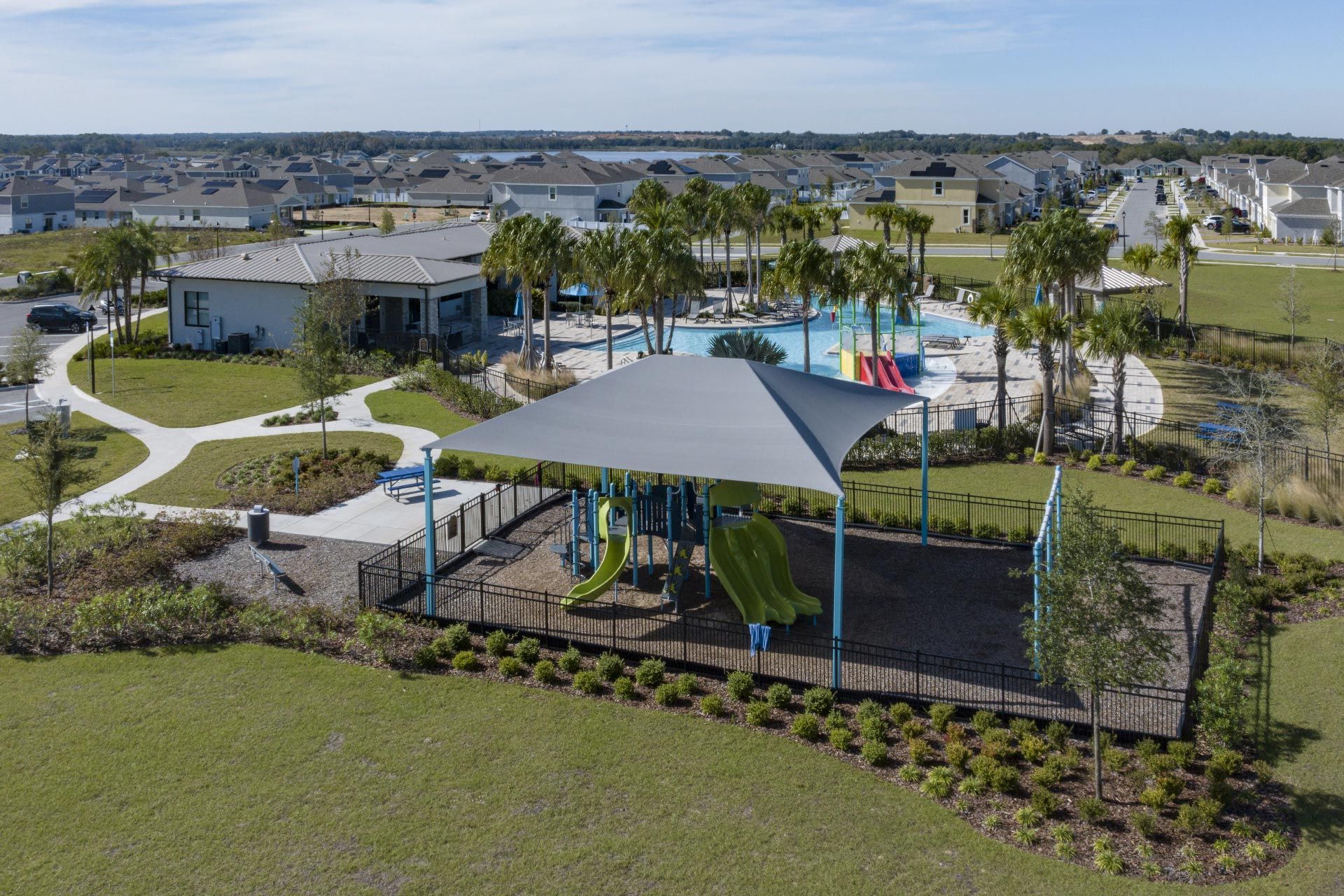 Pool & Splash Pad, Fitness Center, & Playground at Trinity Lakes
