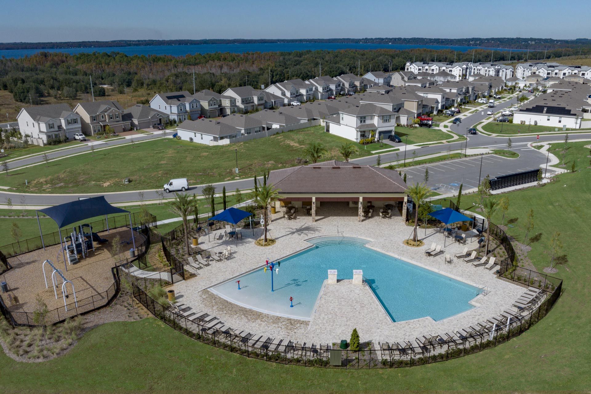 Ridgeview amenity aerial