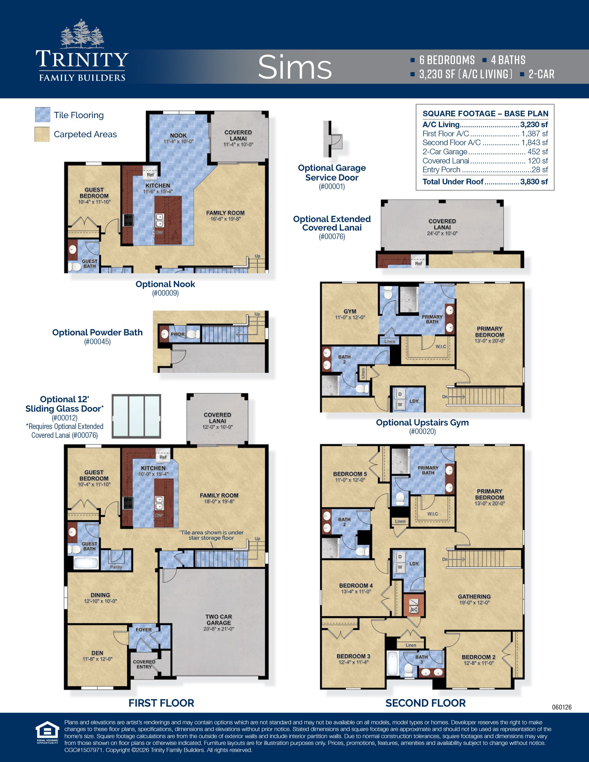 Sims floor plan
