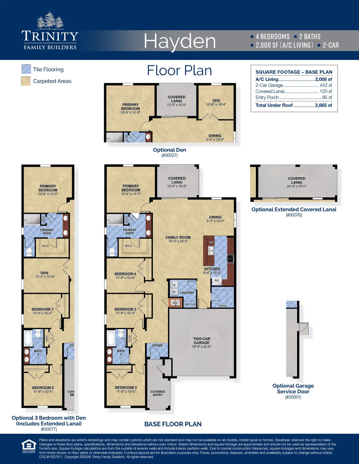 Hayden floor plan layout