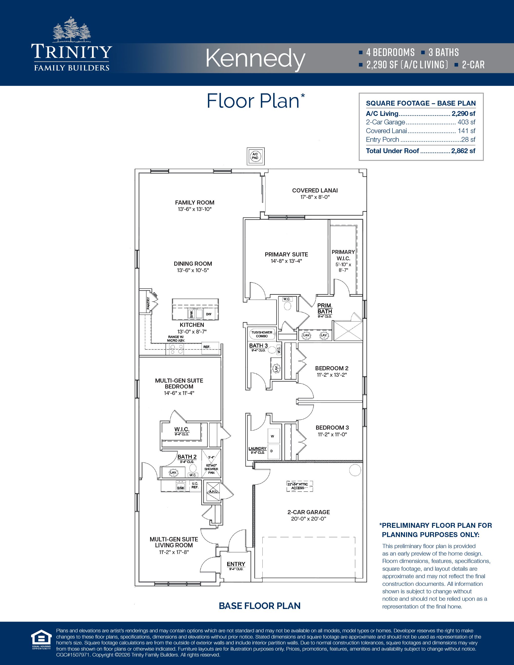 Kennedy floor plan