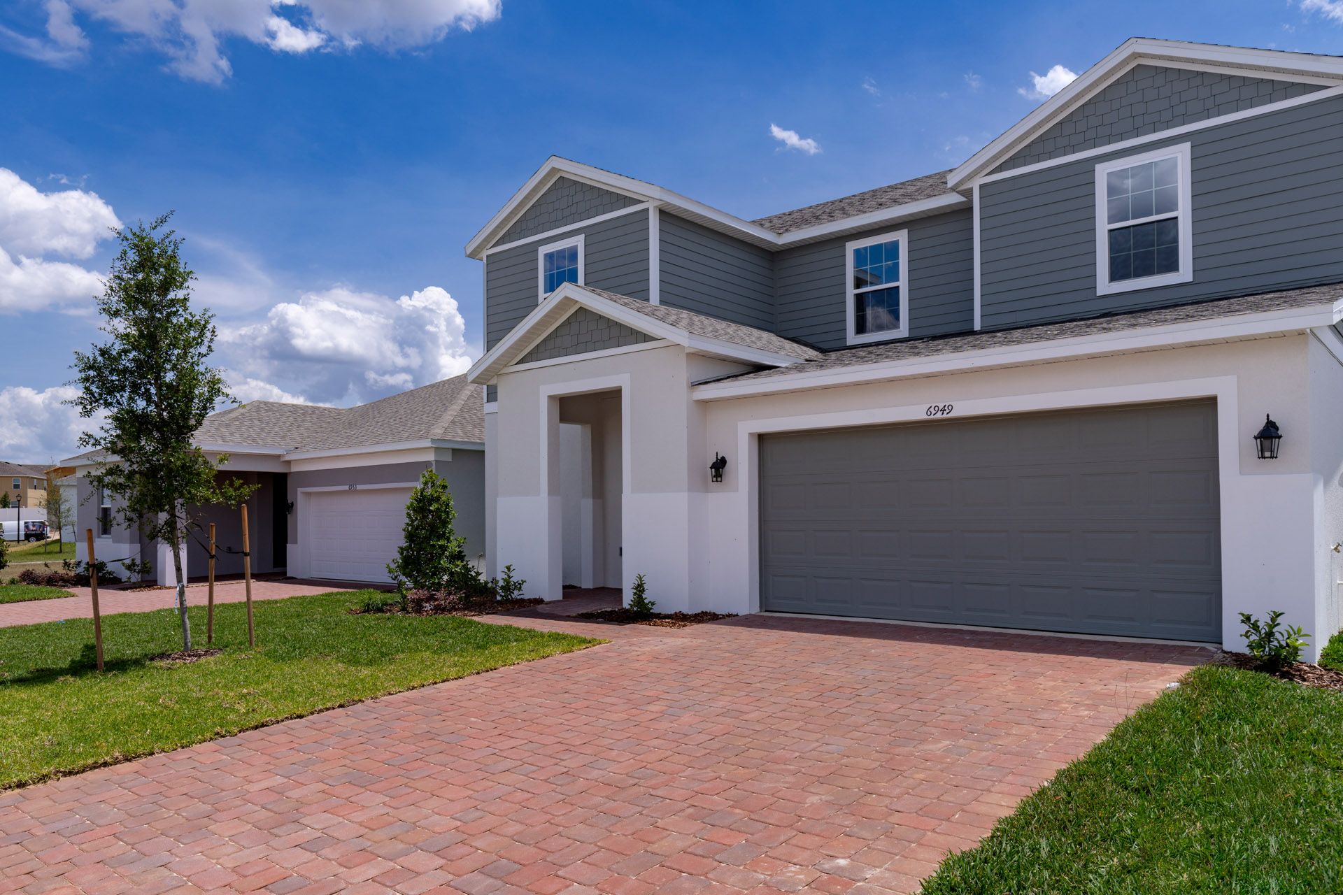 Front Exterior View of a Modern Central Florida Home