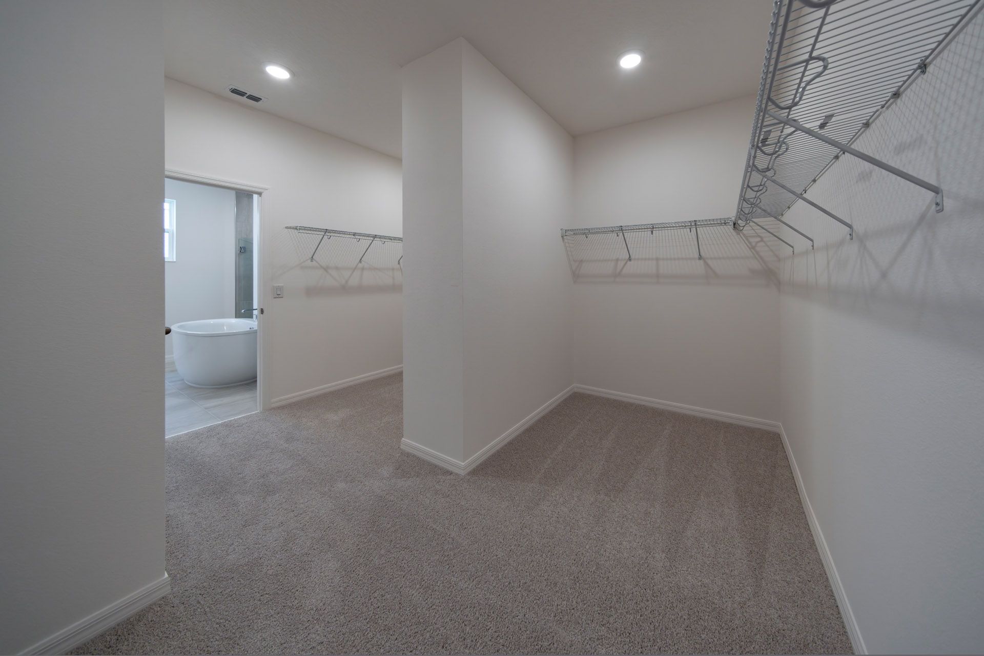 Walk-In Primary Closet in Central Florida Home