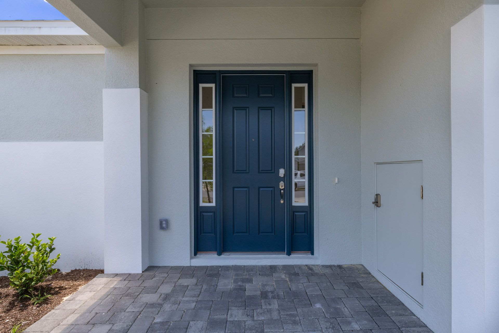 Welcoming Entryway and Front Exterior in Central Florida Home