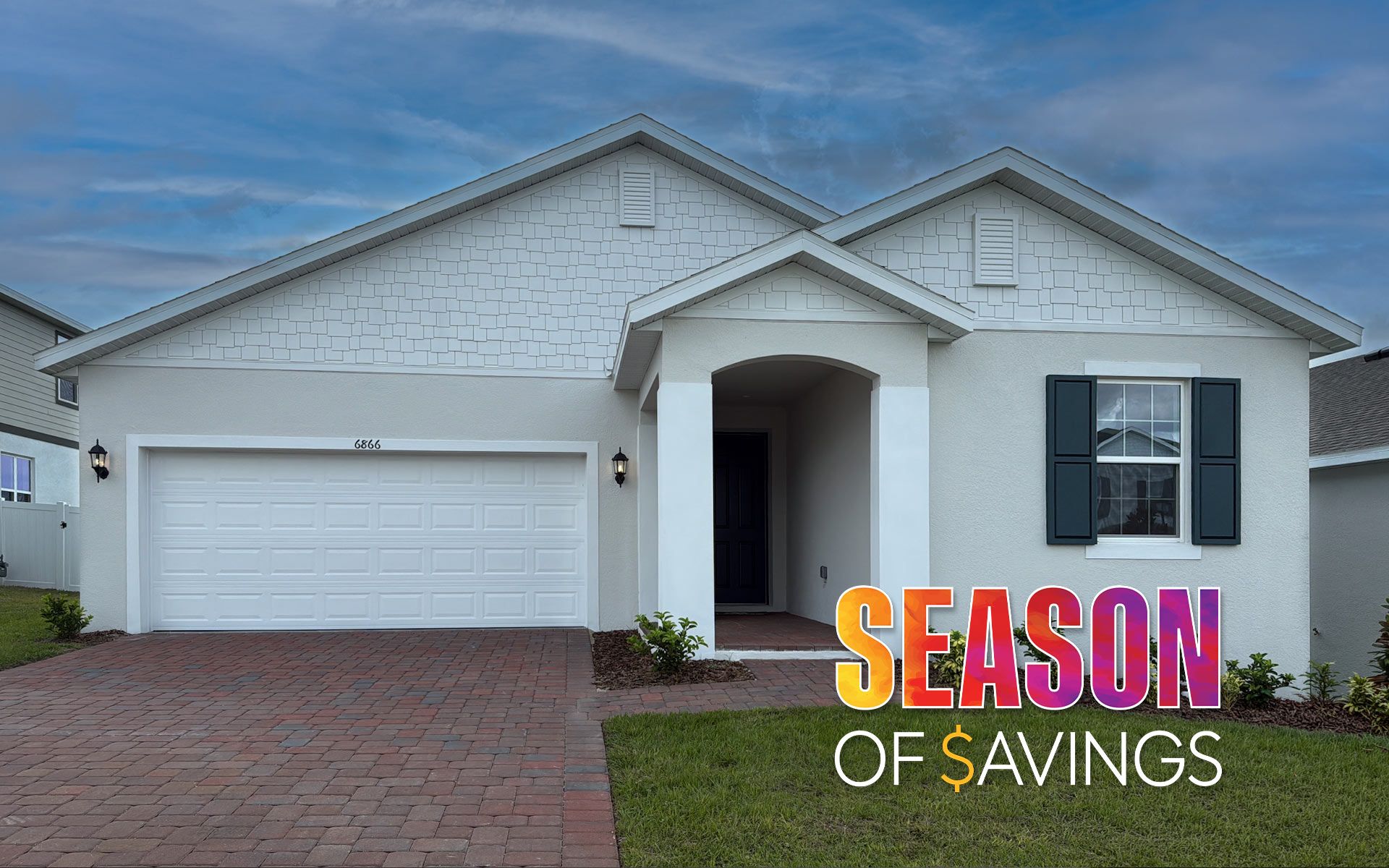 Beautiful Curb Appeal of a Central Florida Single-Family Home