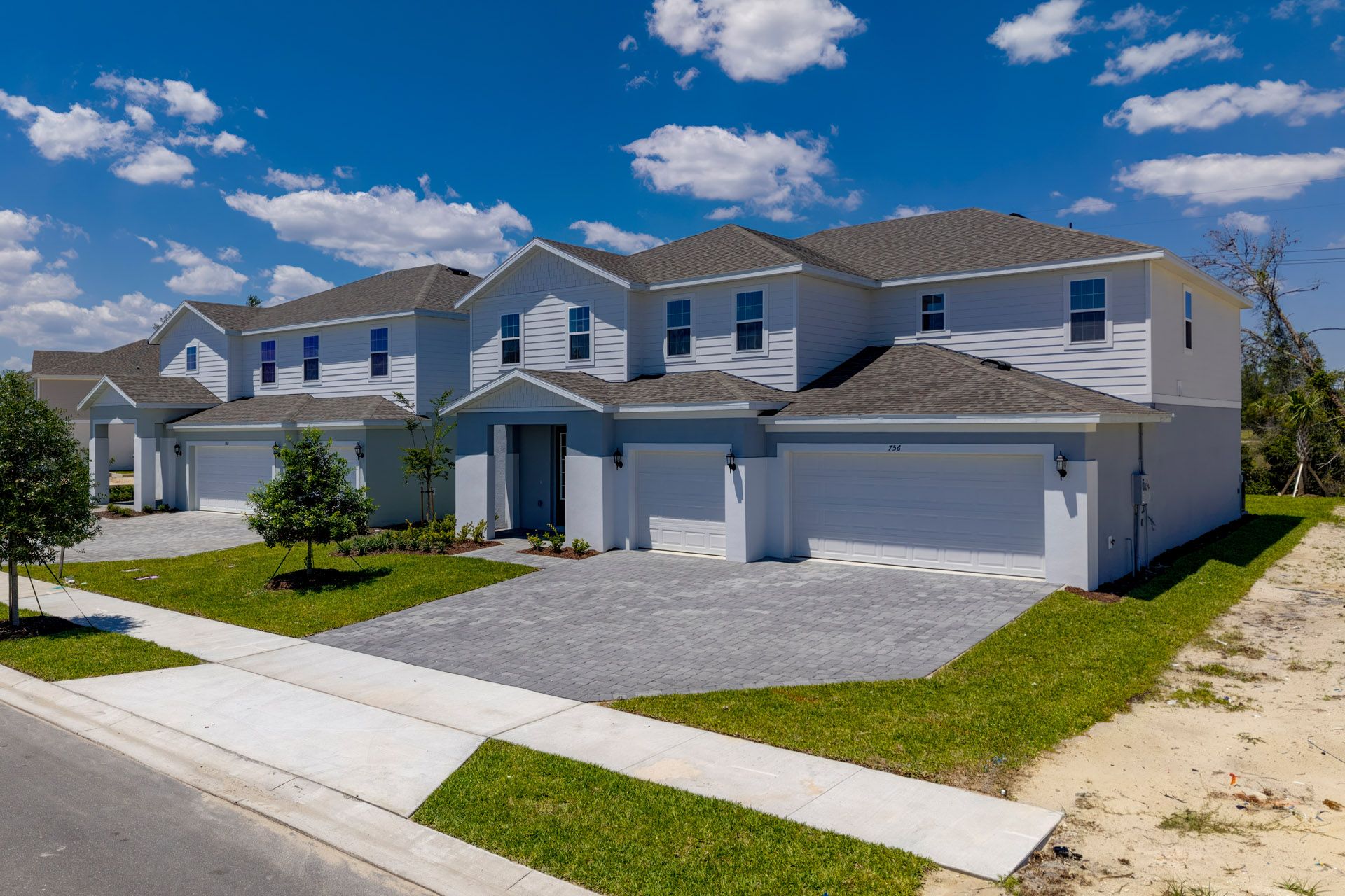 Front Exterior View of a Modern Central Florida Home