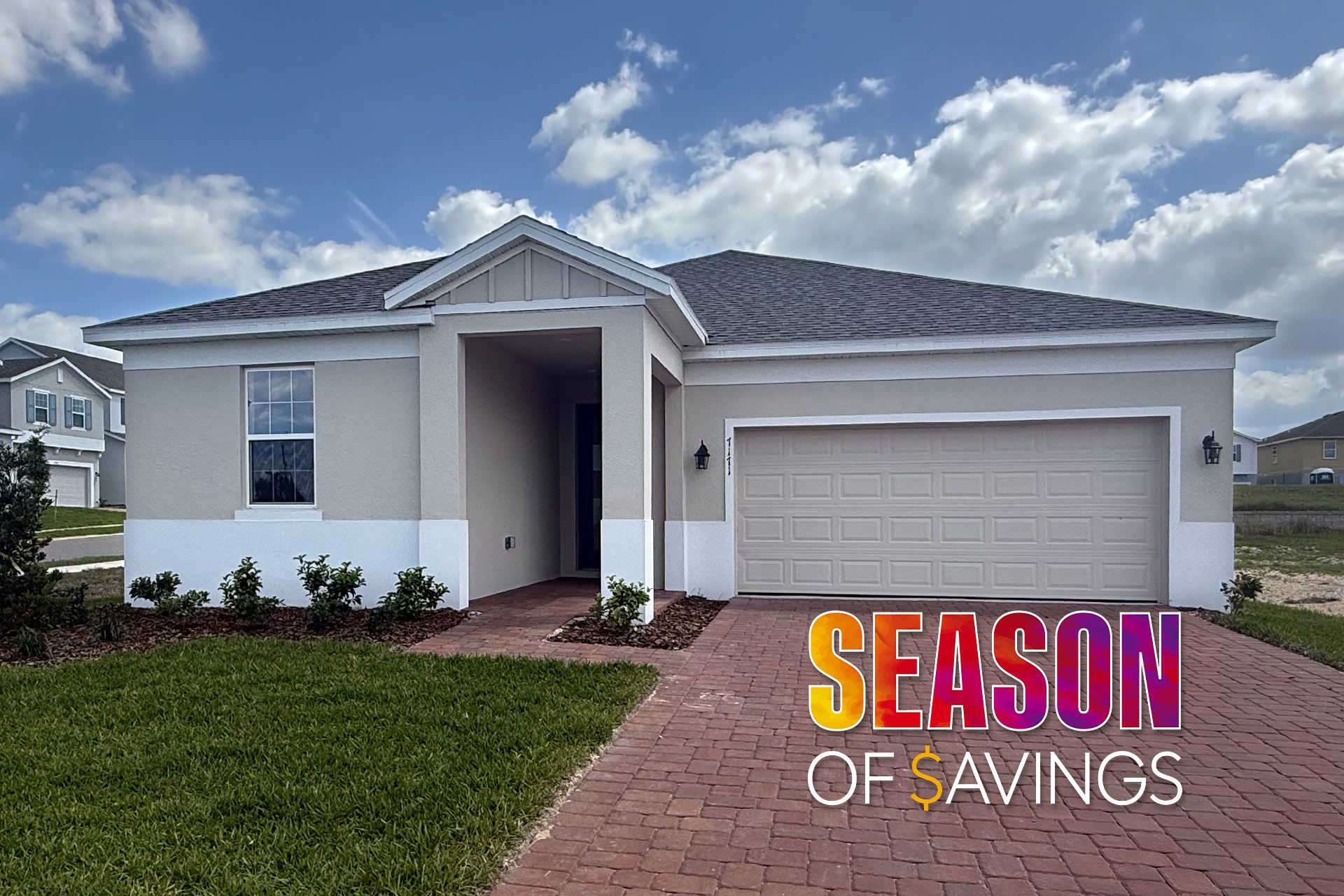 Front Exterior View of a Modern Central Florida Home