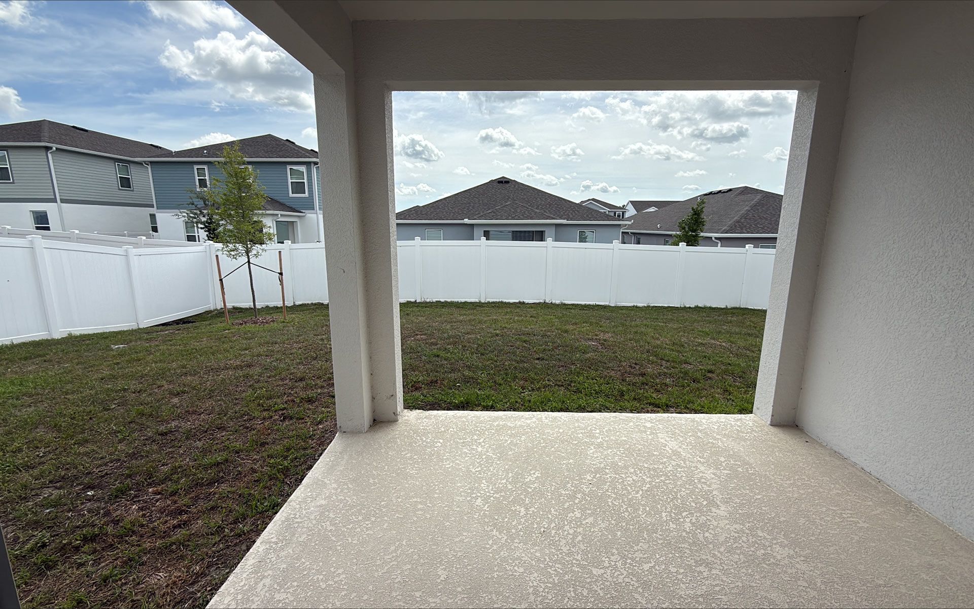 Covered Lanai for Outdoor Living in Central Florida Home