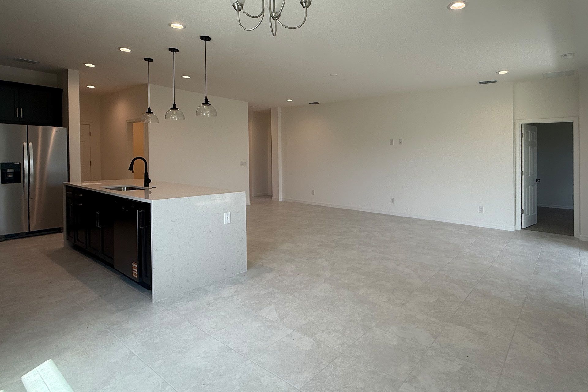 Open and Comfortable Living Area in Central Florida House