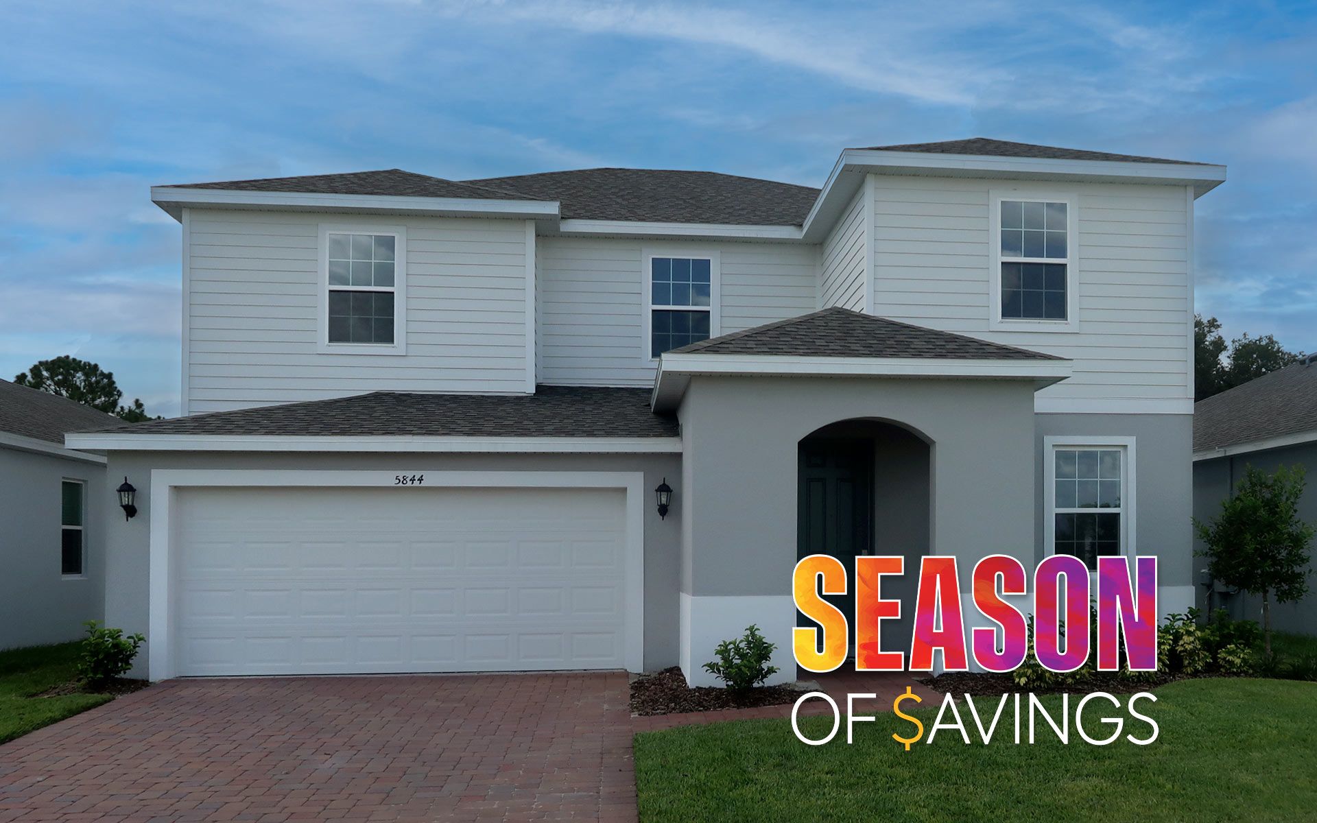 Front Exterior View of a Modern Central Florida Home