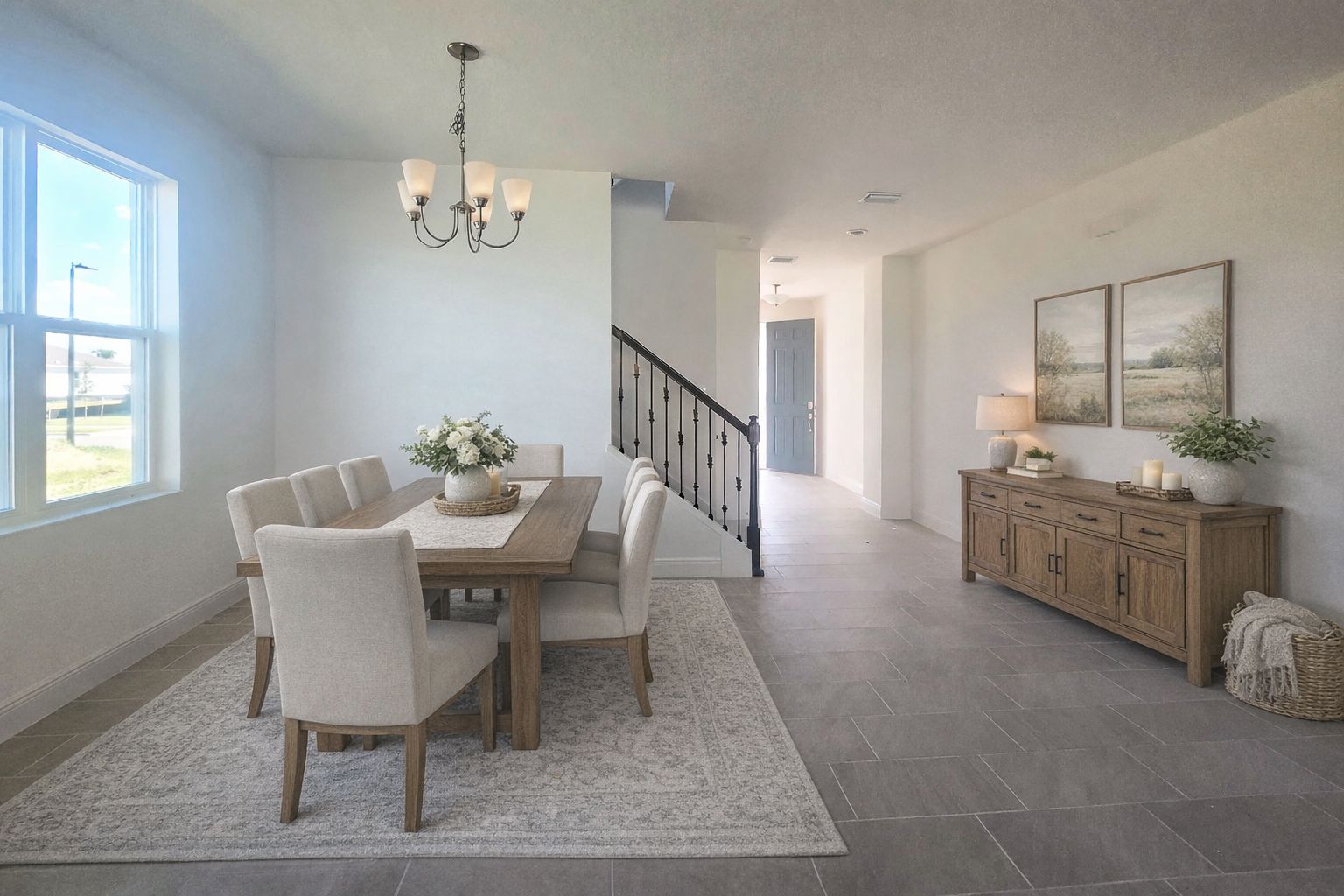 Elegant Dining Area in Central Florida Home