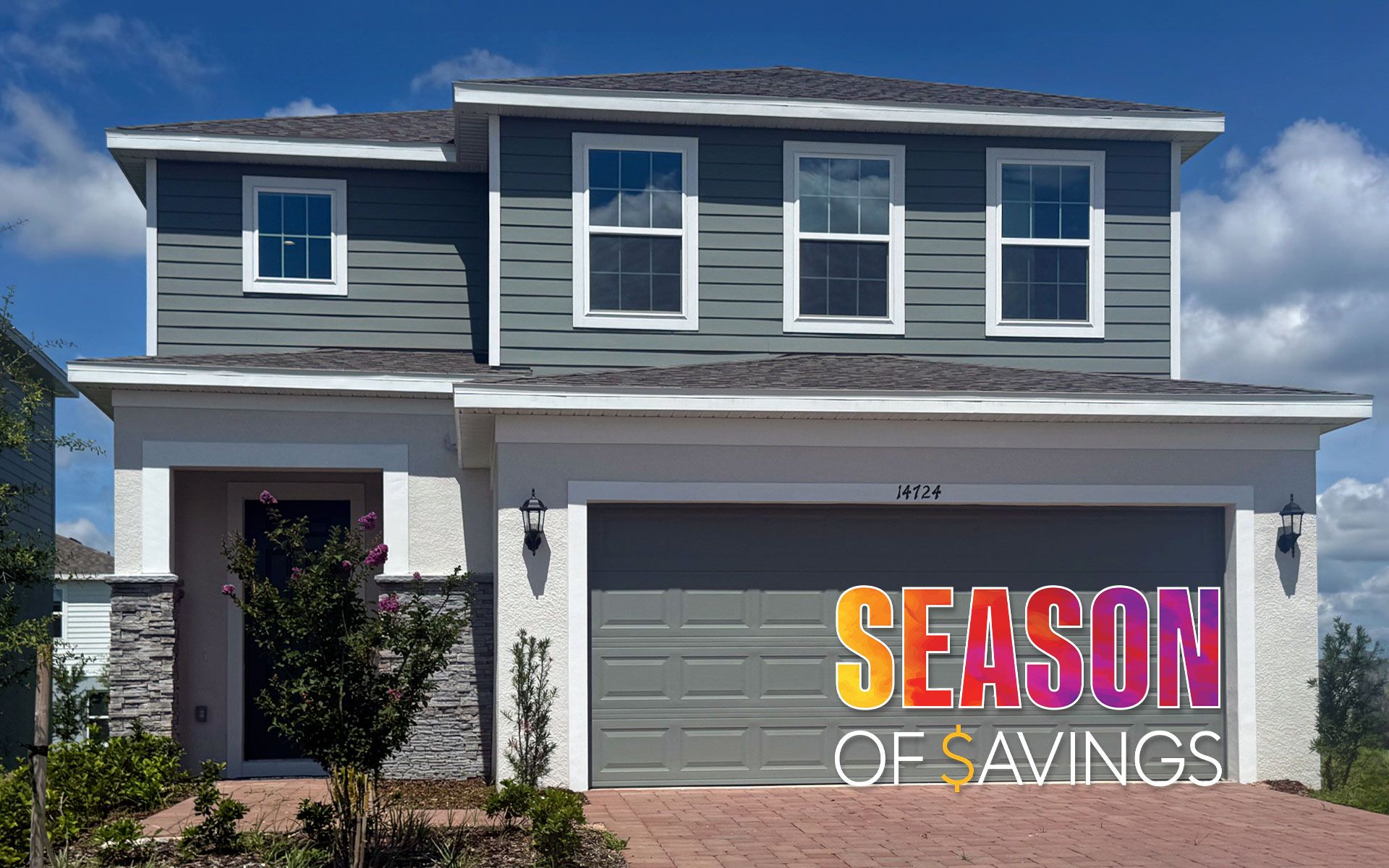 Beautiful Curb Appeal of a Central Florida Single-Family Home