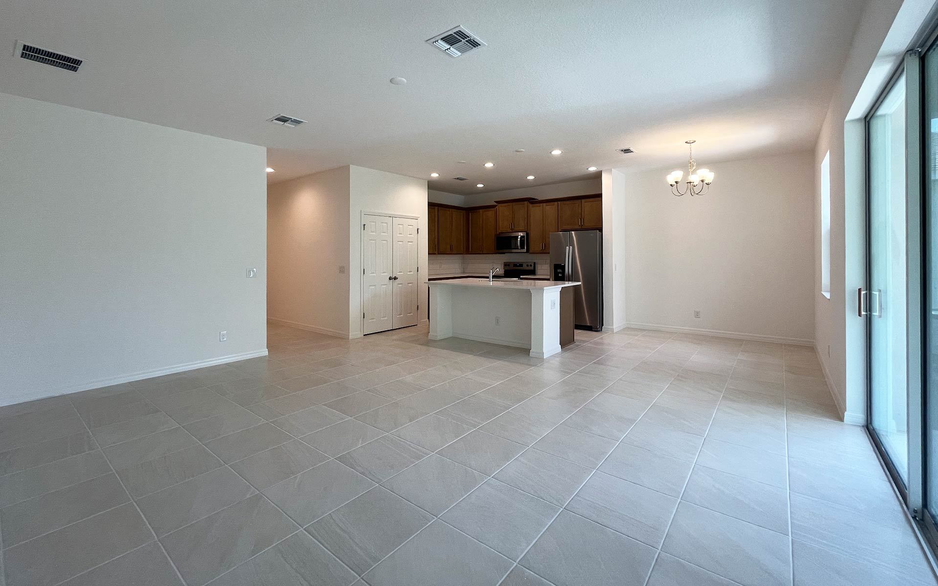 Spacious and Inviting Living Room in Central Florida Home