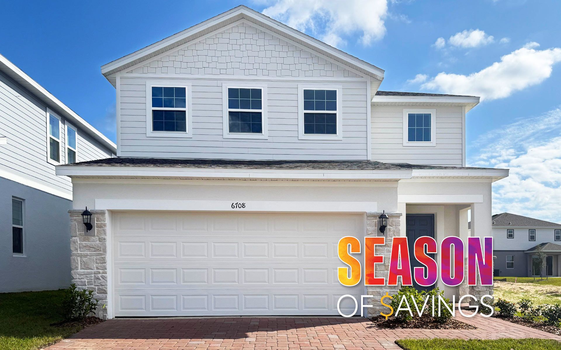 Front Exterior View of a Modern Central Florida Home