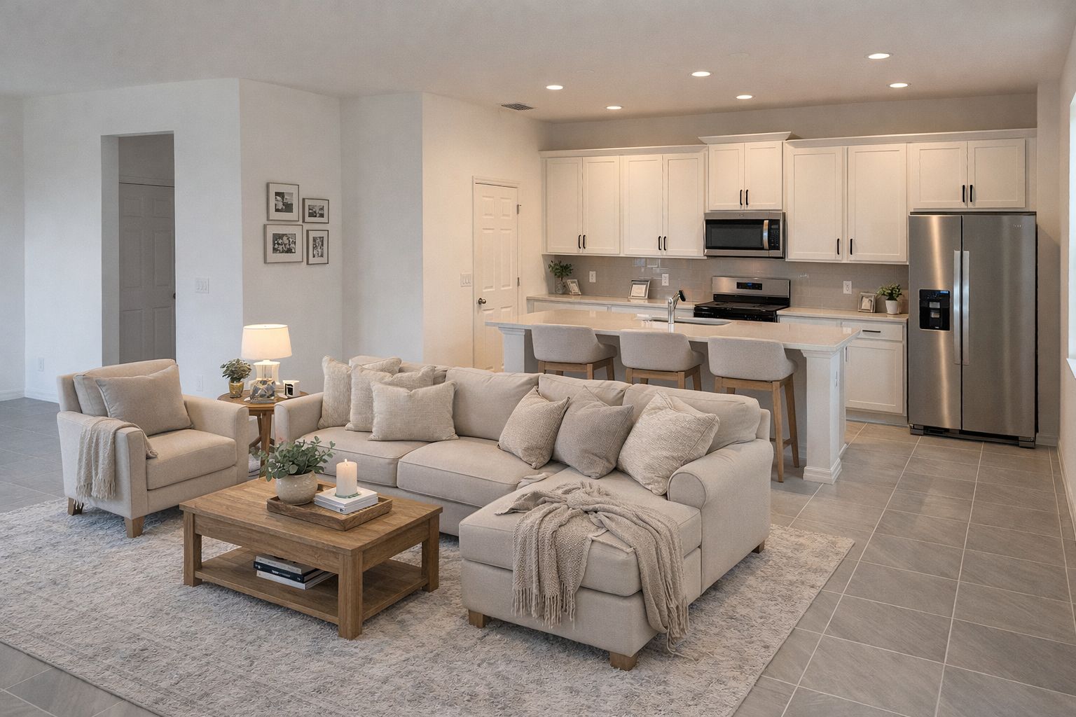 Spacious and Inviting Living Room in Central Florida Home