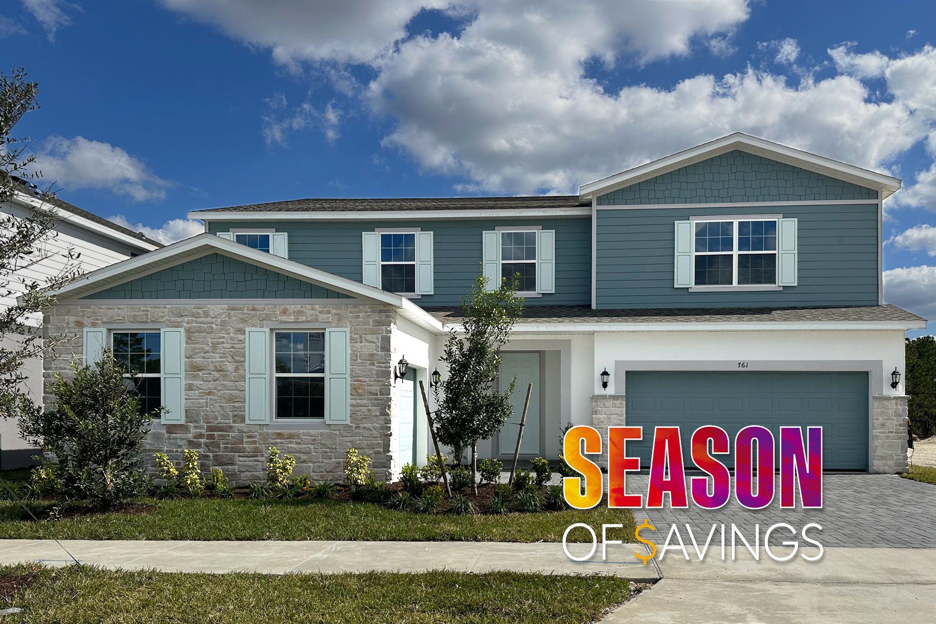 Modern Front Elevation of a Home in Central Florida