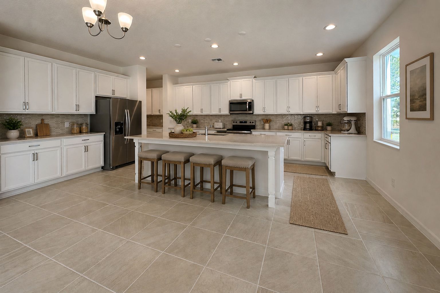 Modern Open-Concept Kitchen in Central Florida Home