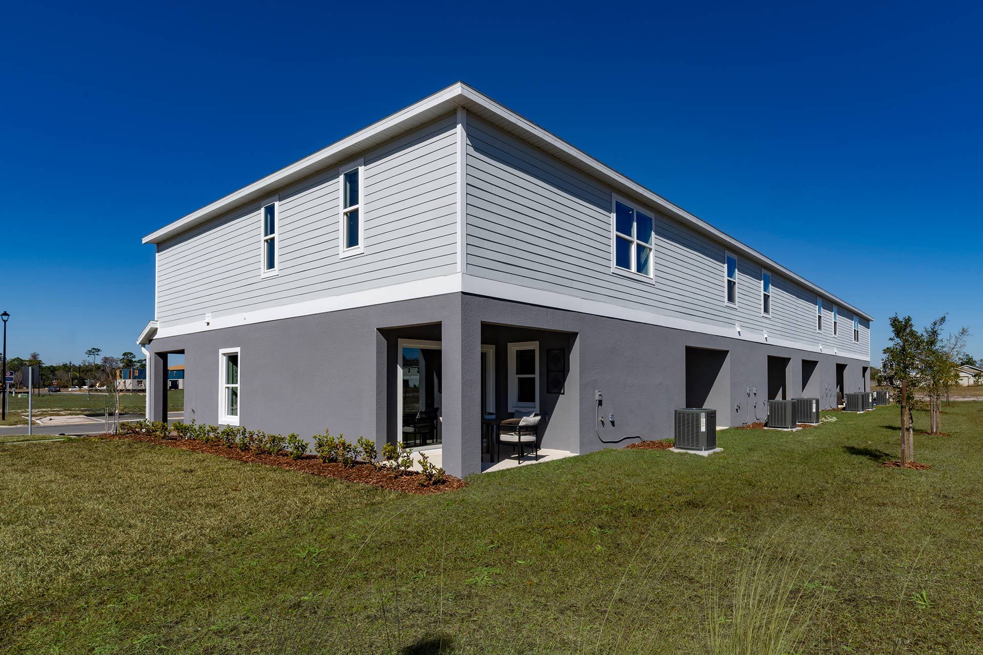 Pine Meadows Reserve Townhomes rear exterior
