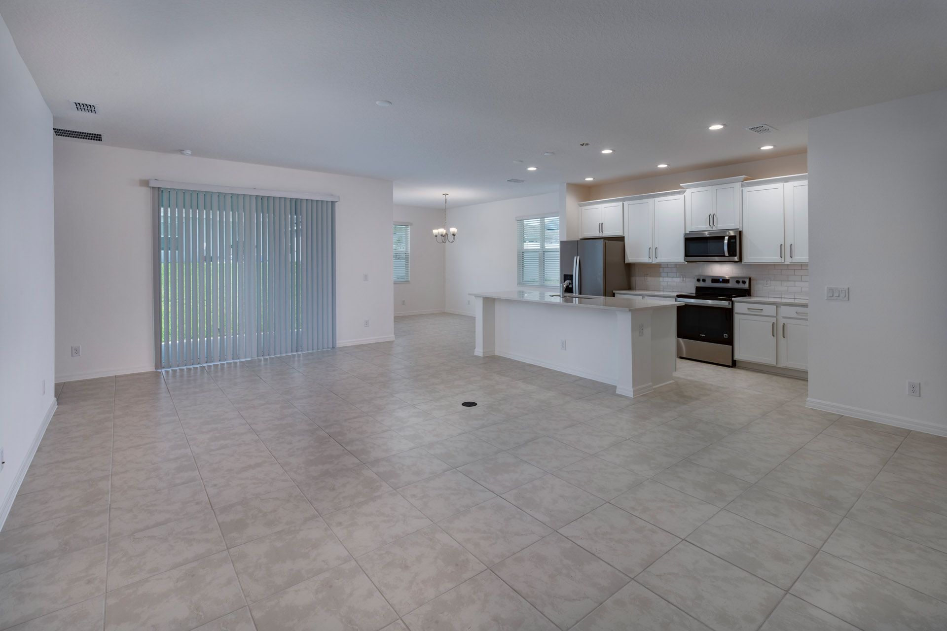 Open and Comfortable Living Area in Central Florida House